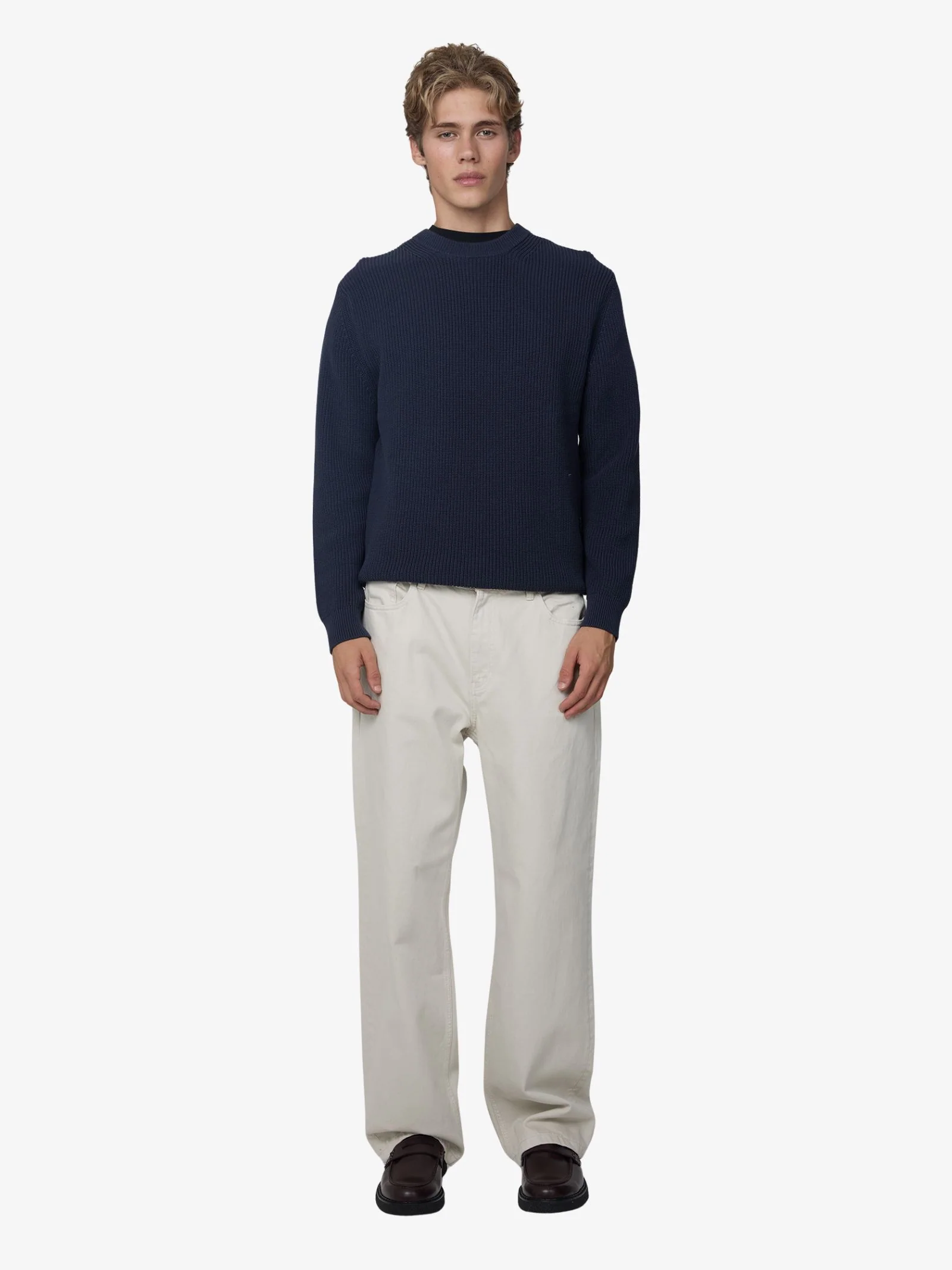 Rib Knit Sweater - Image 3