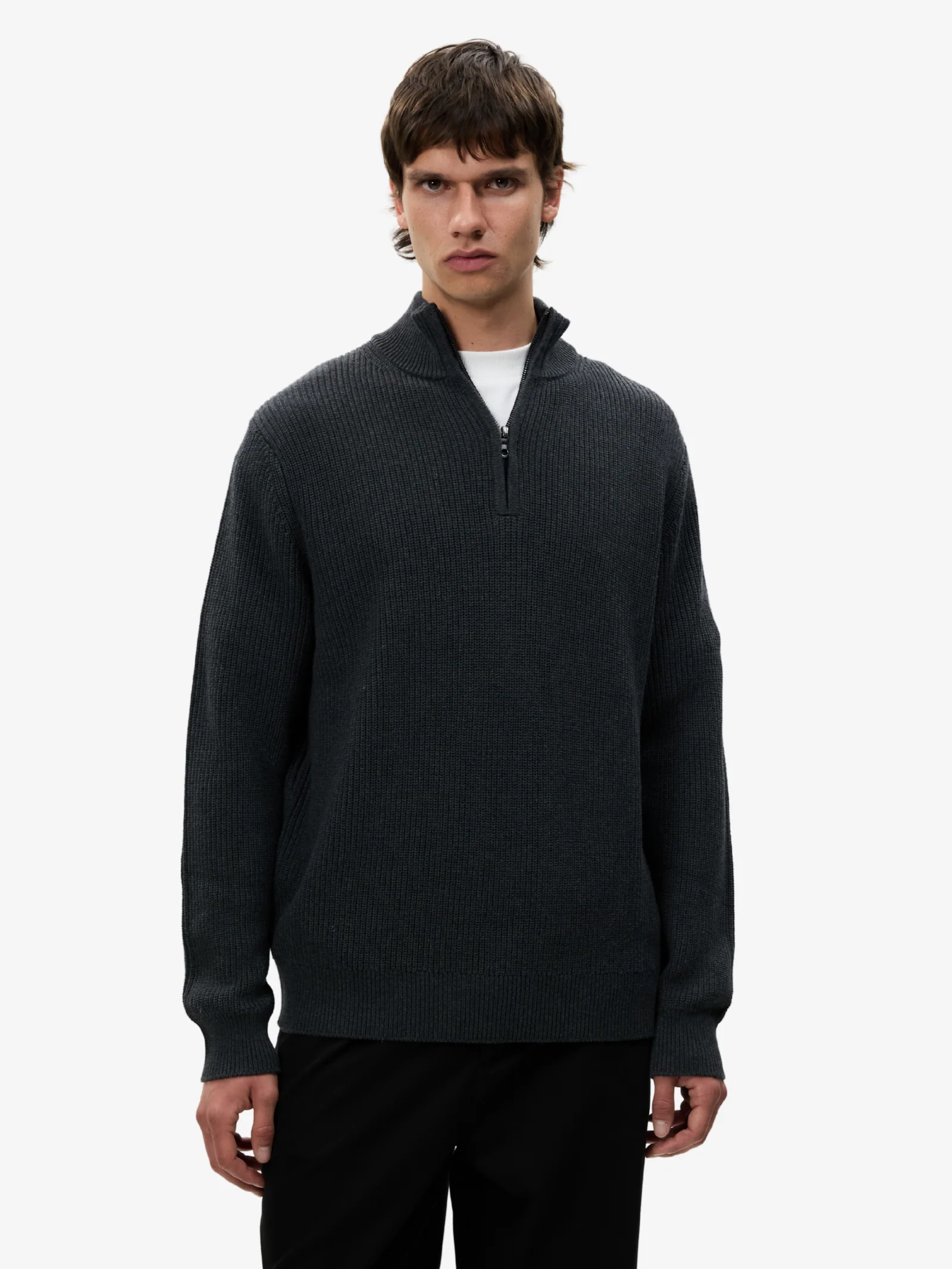 Rib Quarter Zip Sweater - Image 2