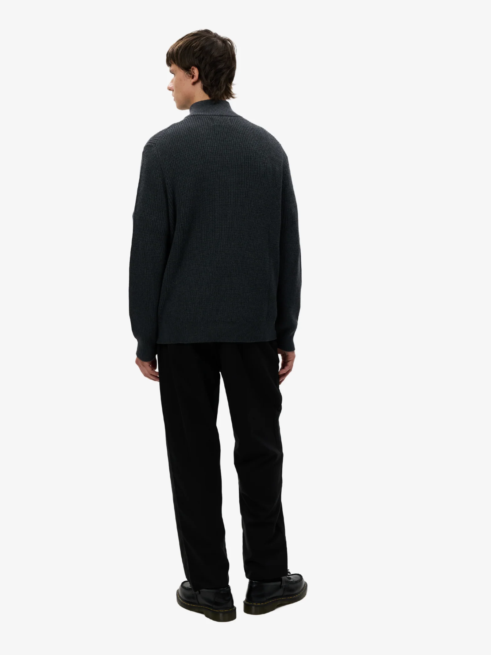 Rib Quarter Zip Sweater - Image 5