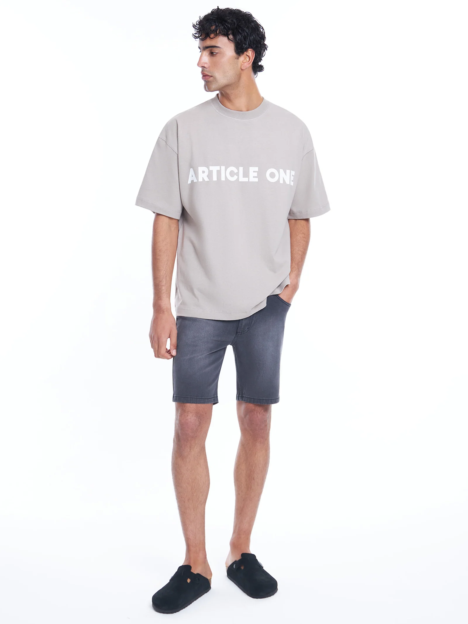 Zane Skinny Denim Short - Image 4