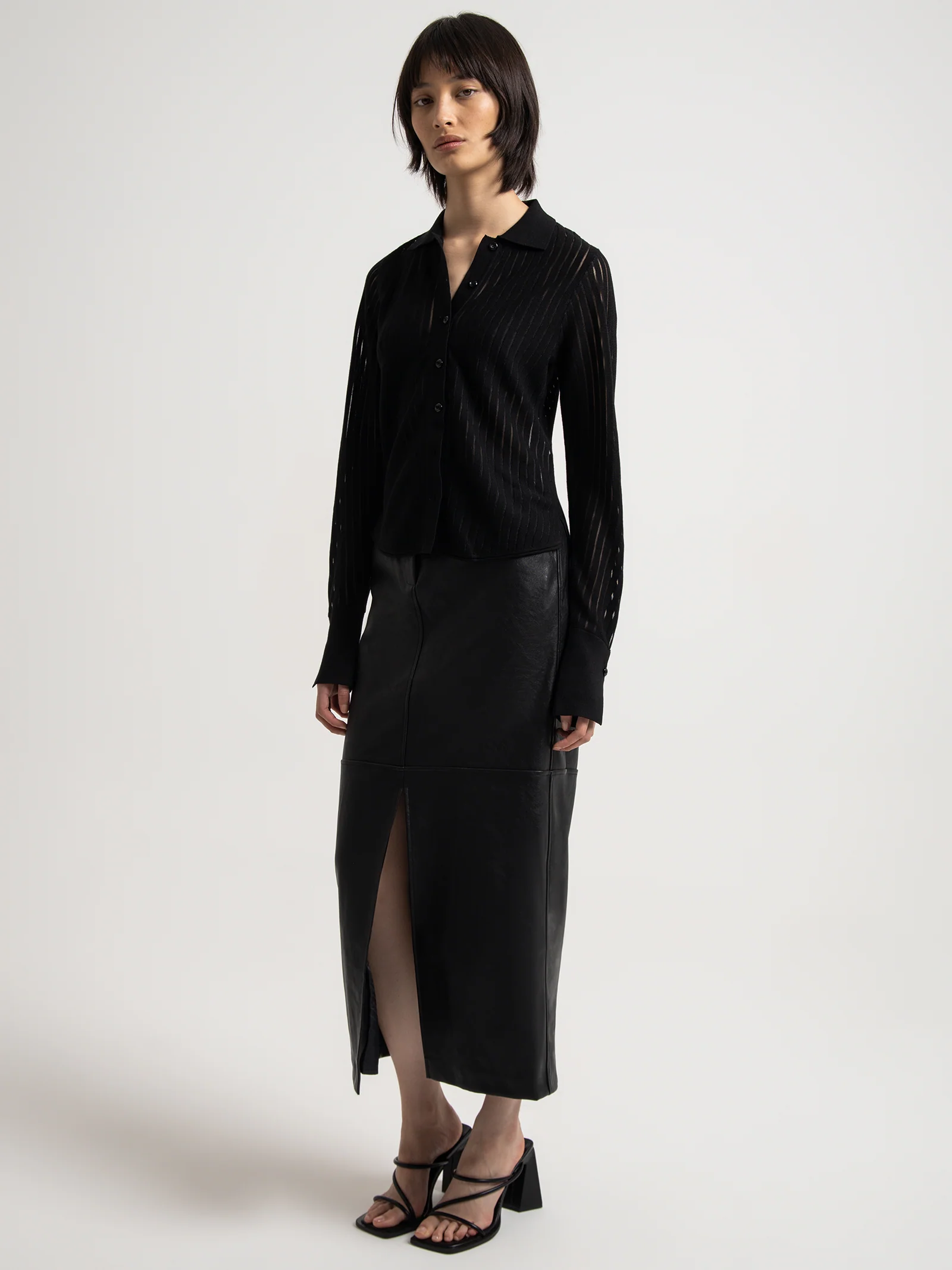 Ascend PU Maxi Skirt - Image 4