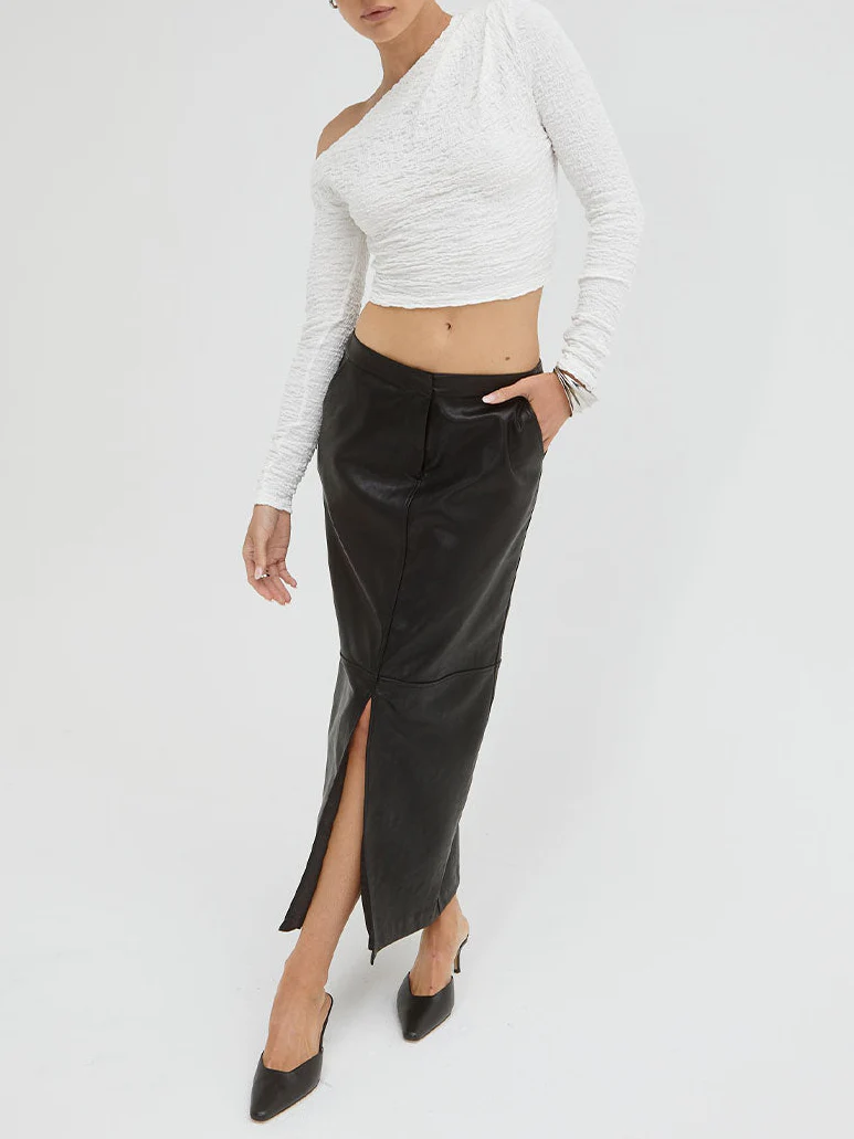 Ascend PU Maxi Skirt - Image 7