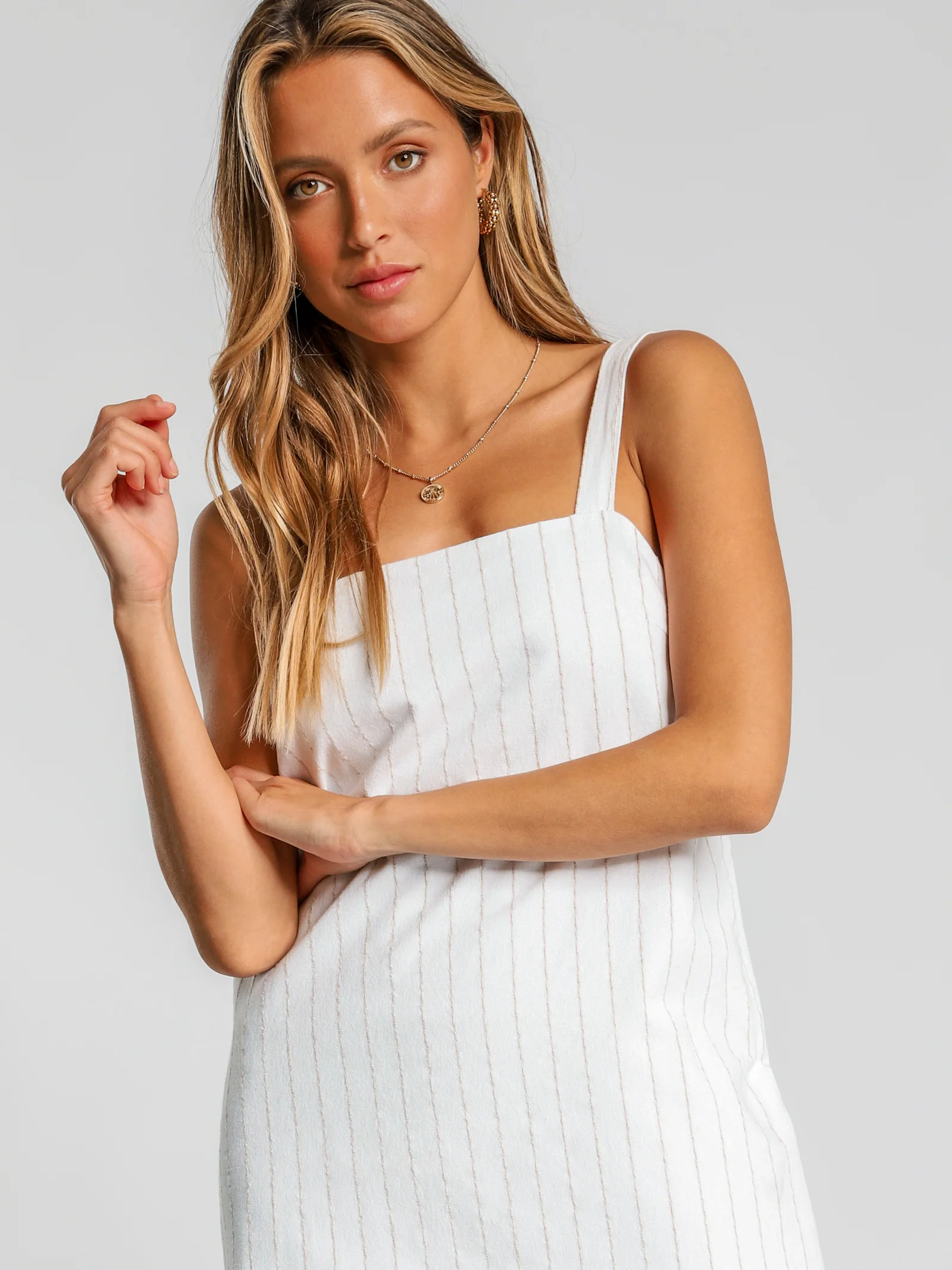 Ascot Stripe Cami Dress - Image 4