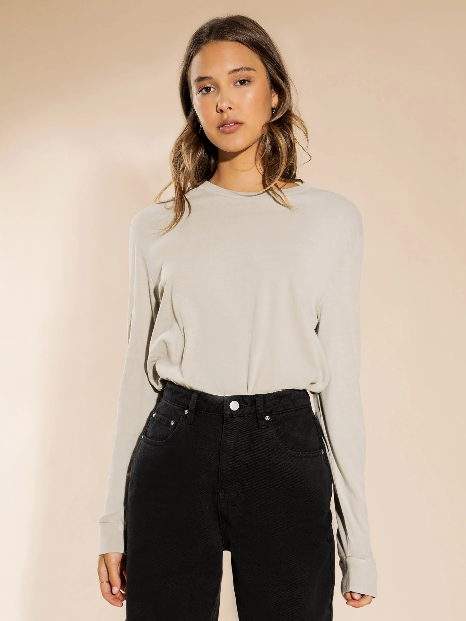 Athena Long Sleeve Boyfriend T-Shirt - Image 2