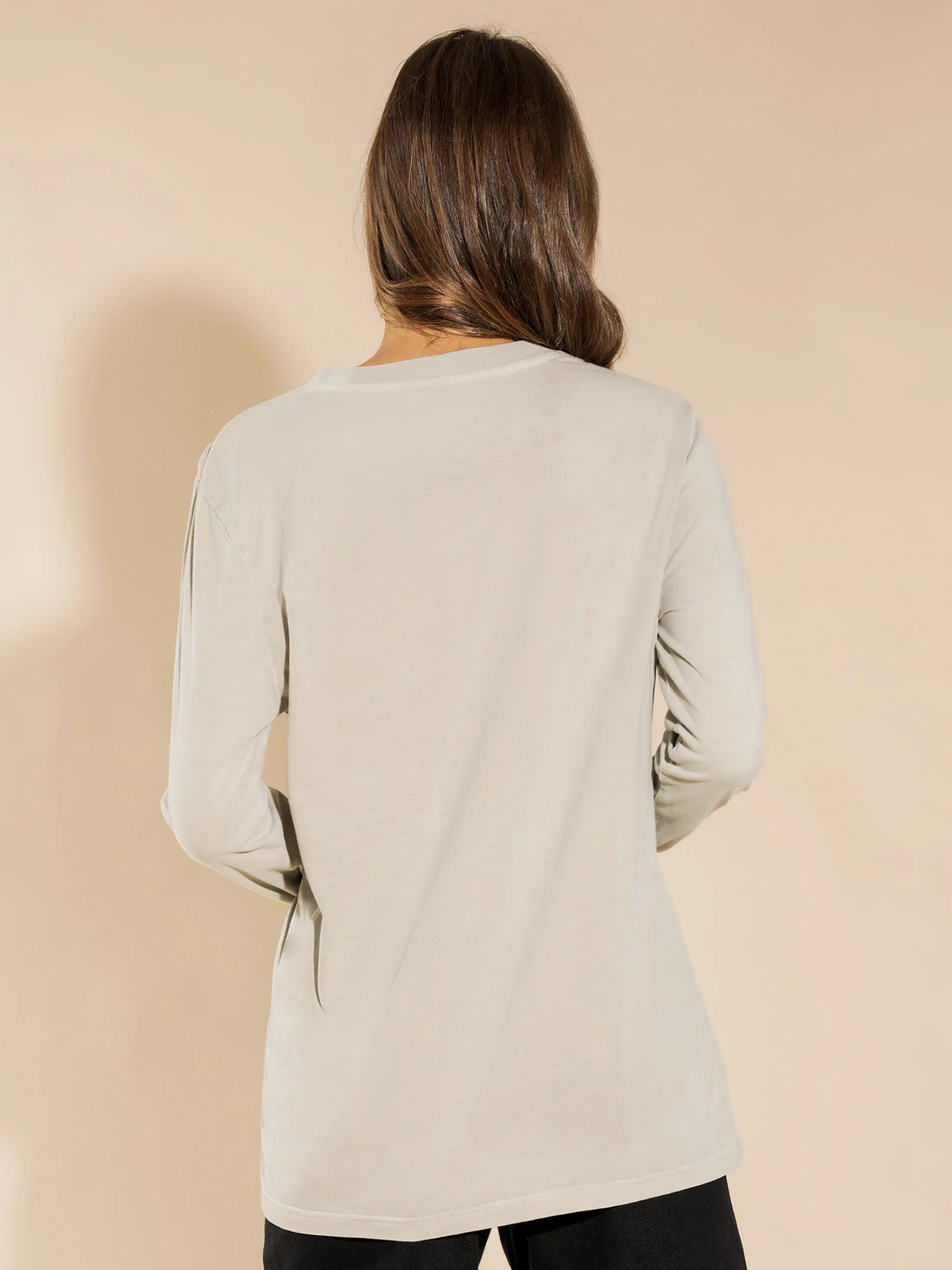 Athena Long Sleeve Boyfriend T-Shirt - Image 4