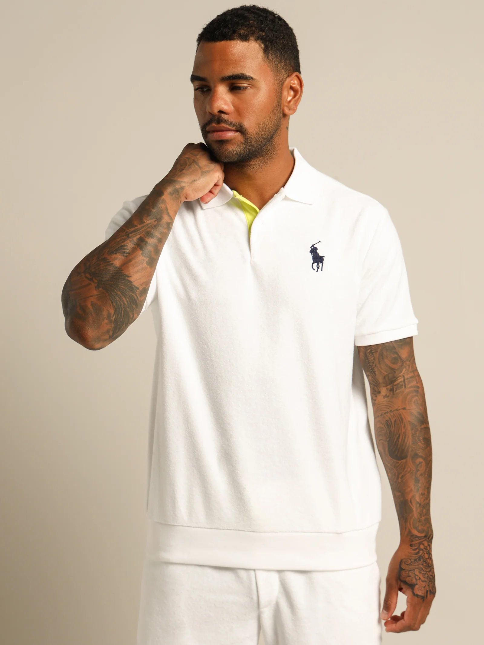 Australian Open Terry Knit Polo Shirt - Image 3