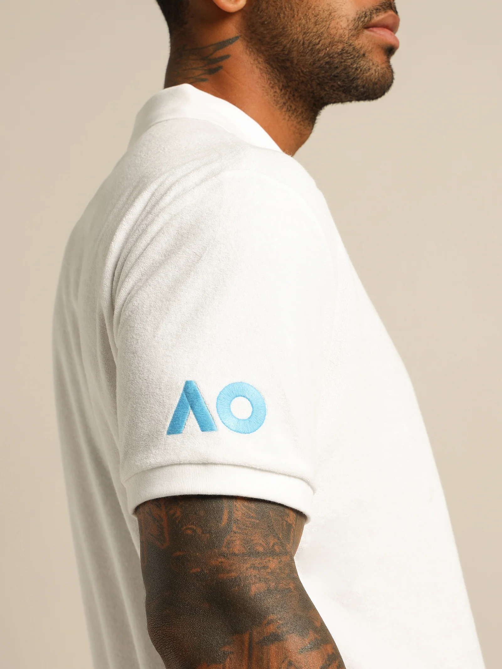 Australian Open Terry Knit Polo Shirt - Image 4