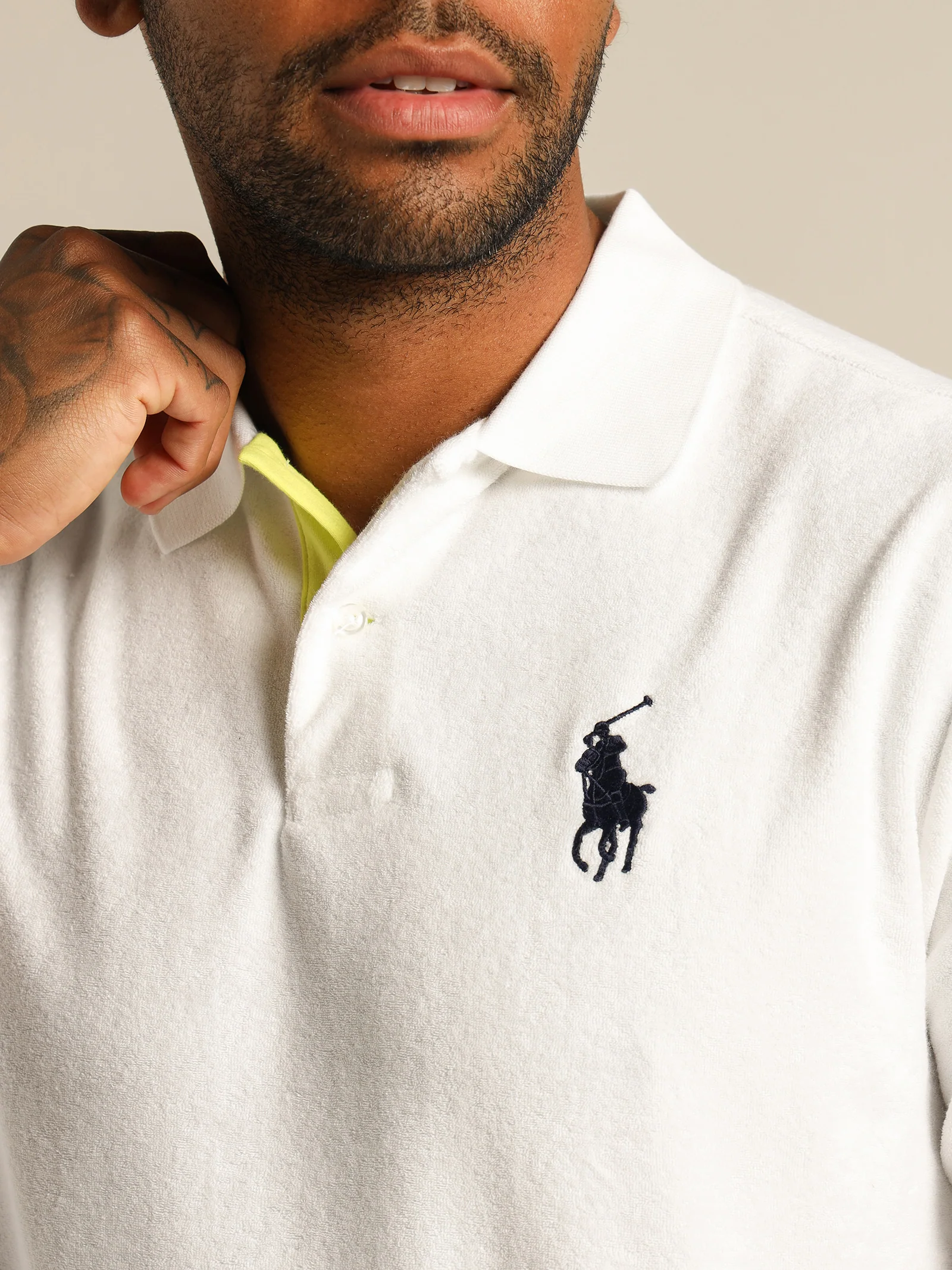 Australian Open Terry Knit Polo Shirt - Image 7