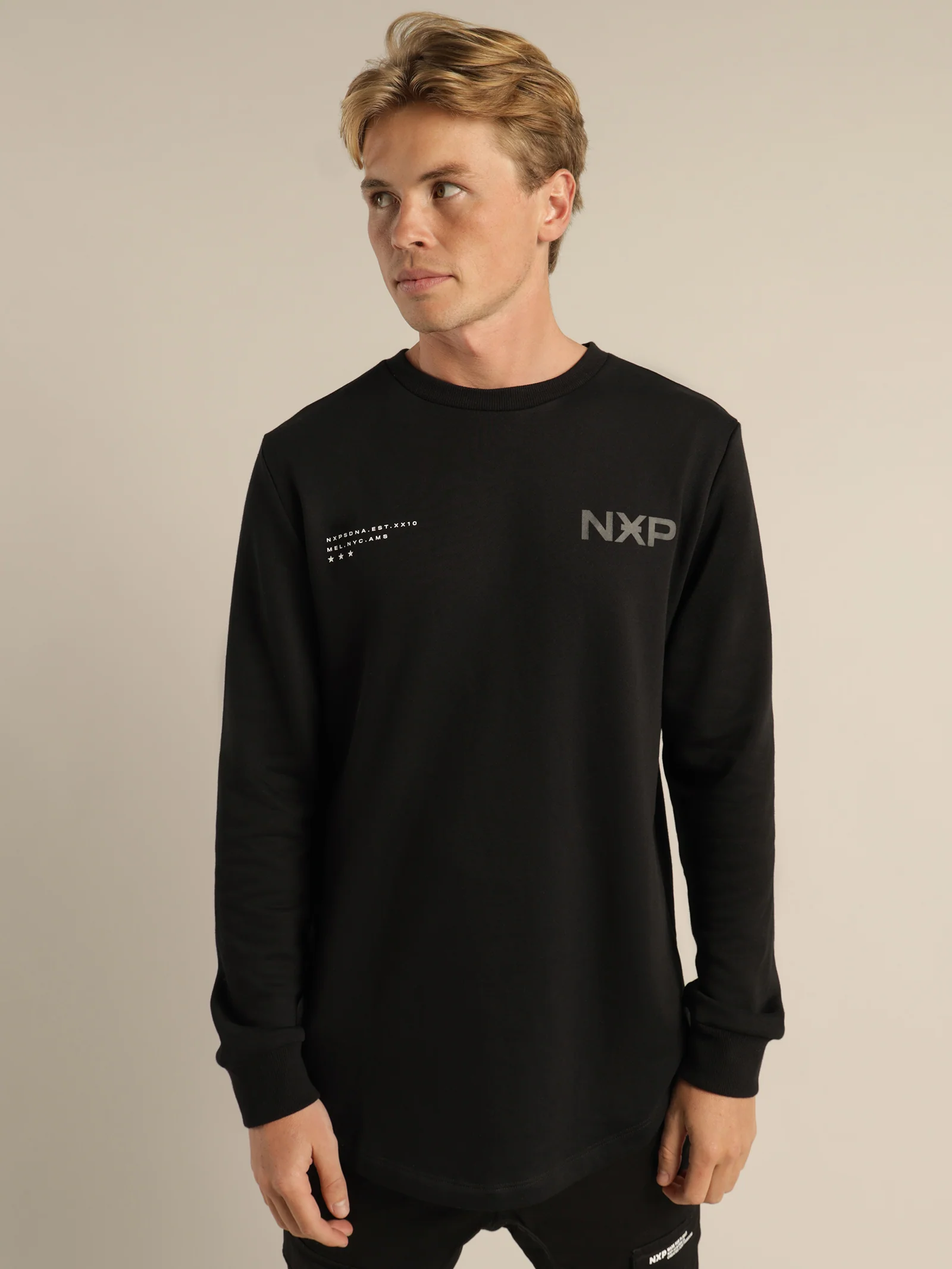 Awake Dual Curved Sweater - Image 2