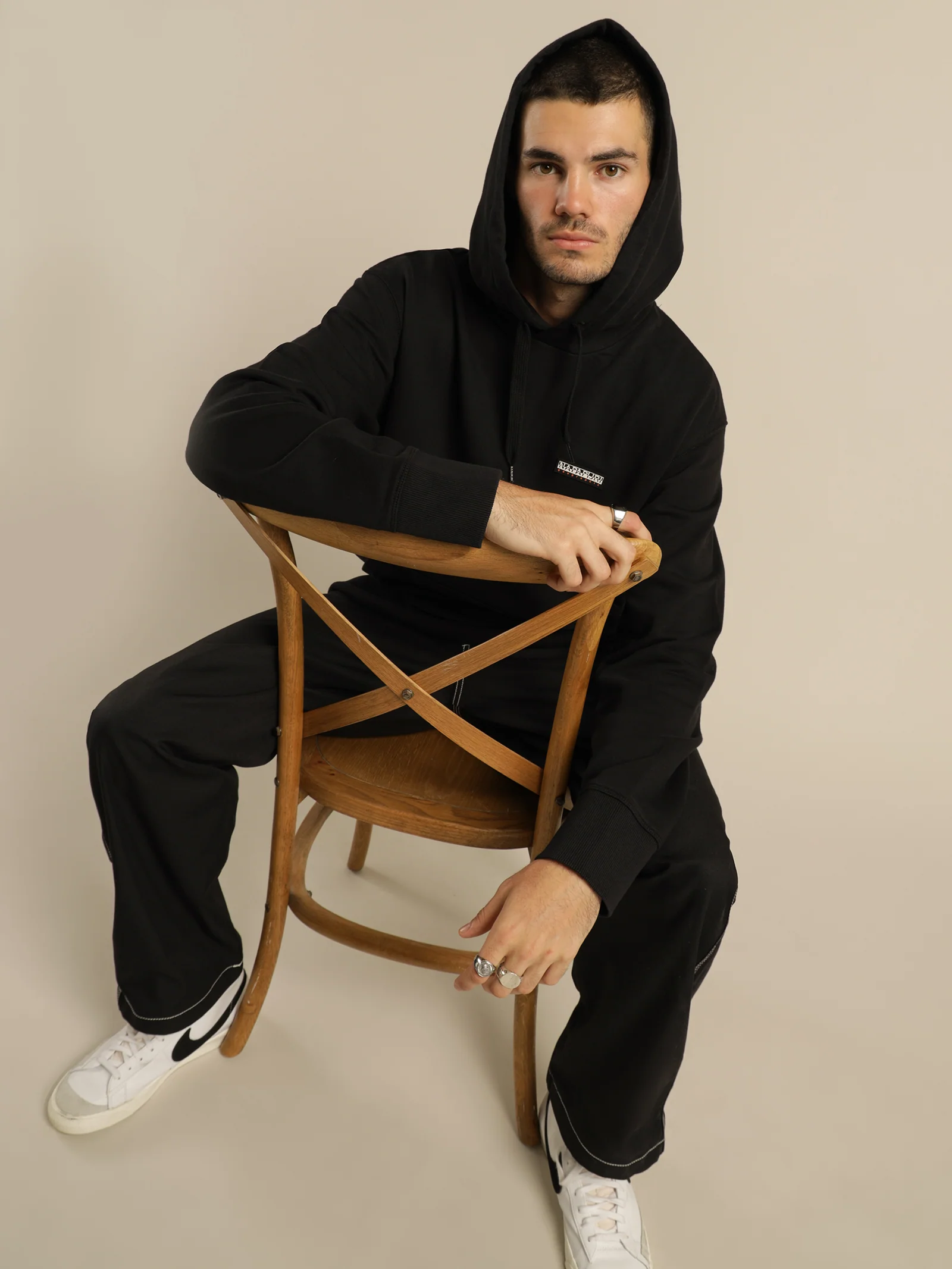 B Patch Hoodie - Image 2