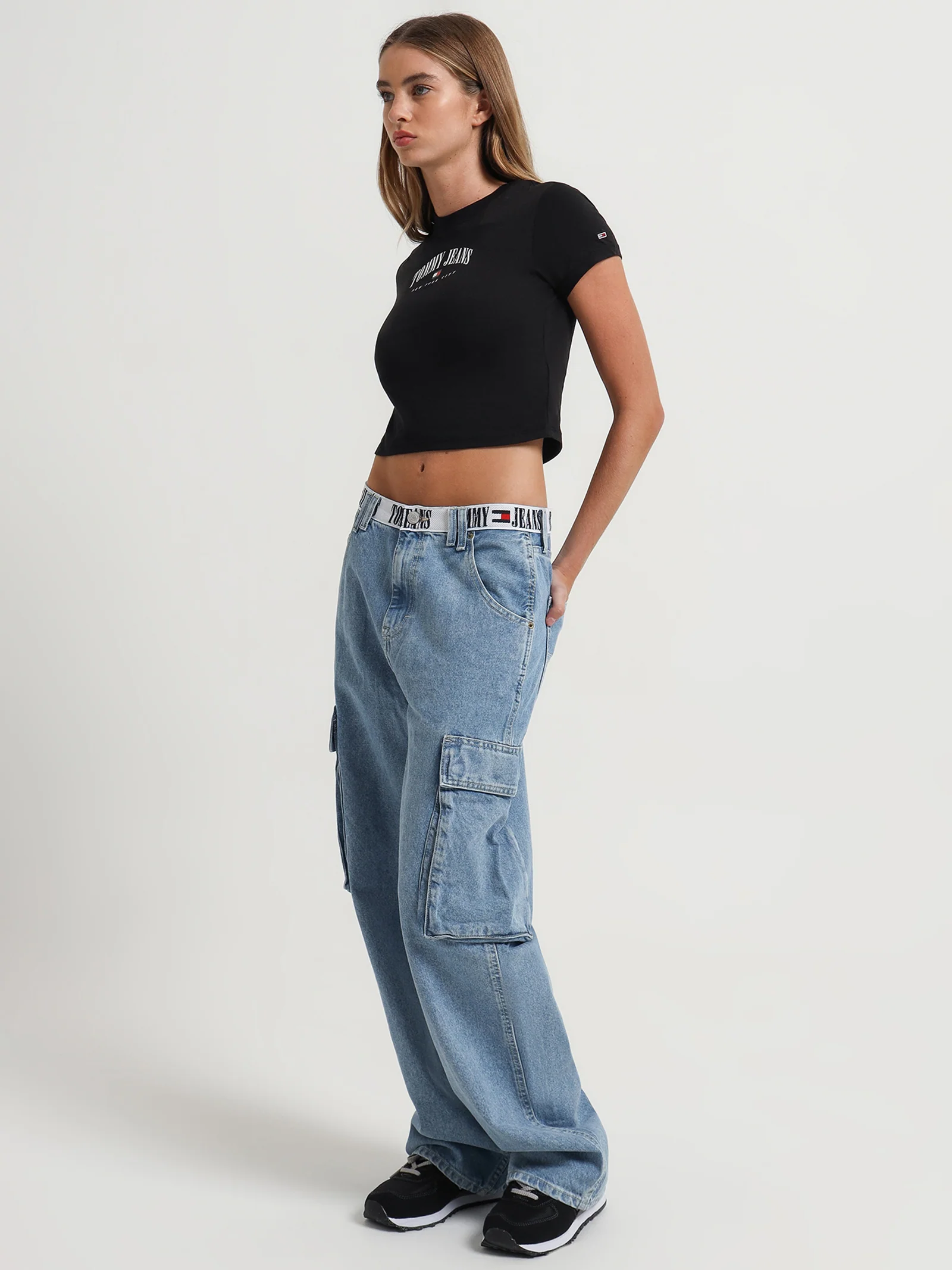 Baby Crop Essential Logo T-Shirt - Image 4