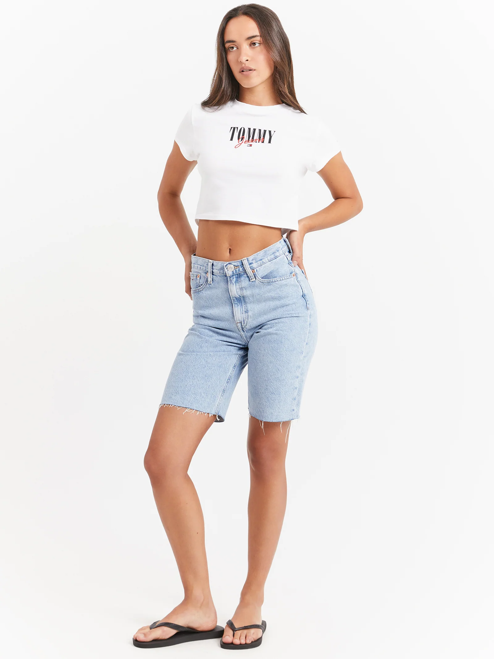 Baby Crop Essential Logo T-Shirt - Image 3