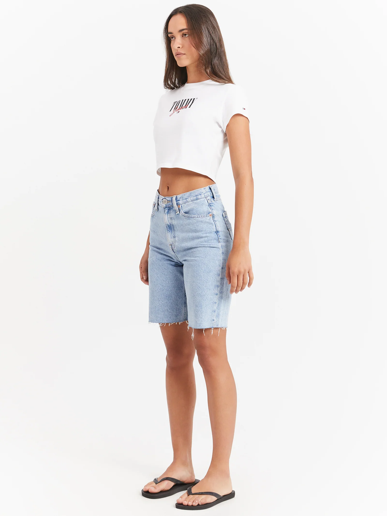 Baby Crop Essential Logo T-Shirt - Image 4