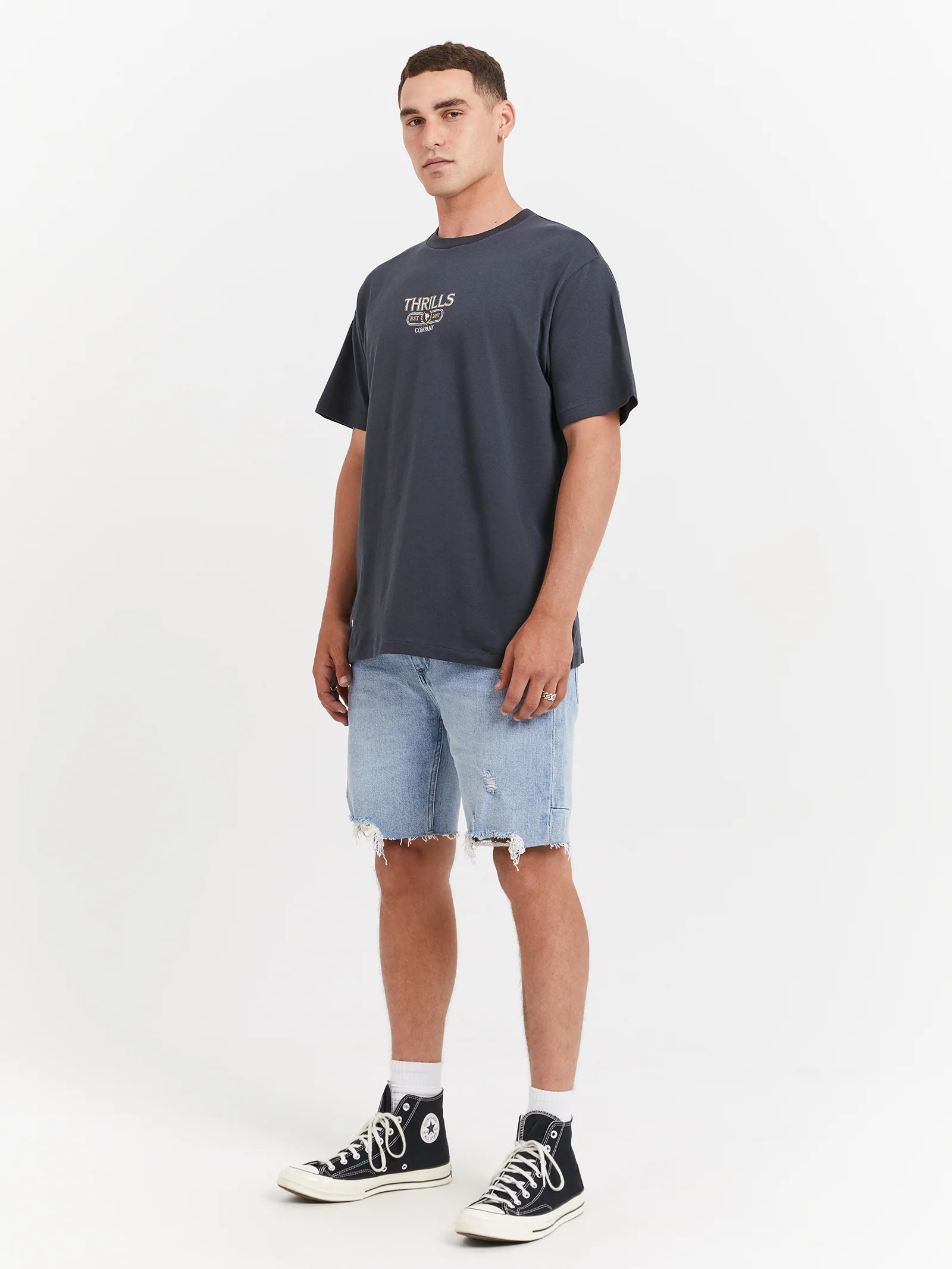 Bad Habbits Club Merch Fit T-Shirt - Image 4