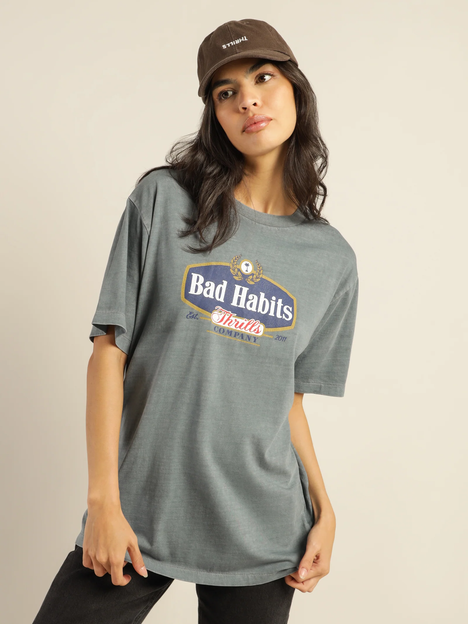 Bad Habits Die Hard Merch Fit T-Shirt