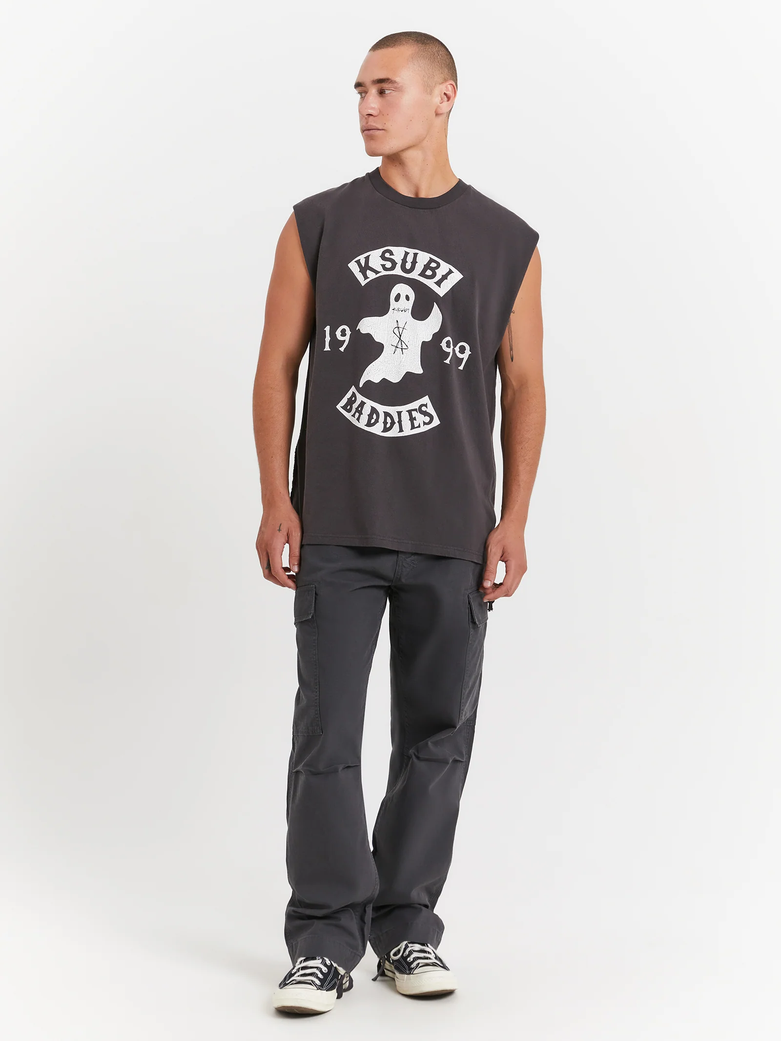 Baddies Bigg Cut Off Tank - Image 2