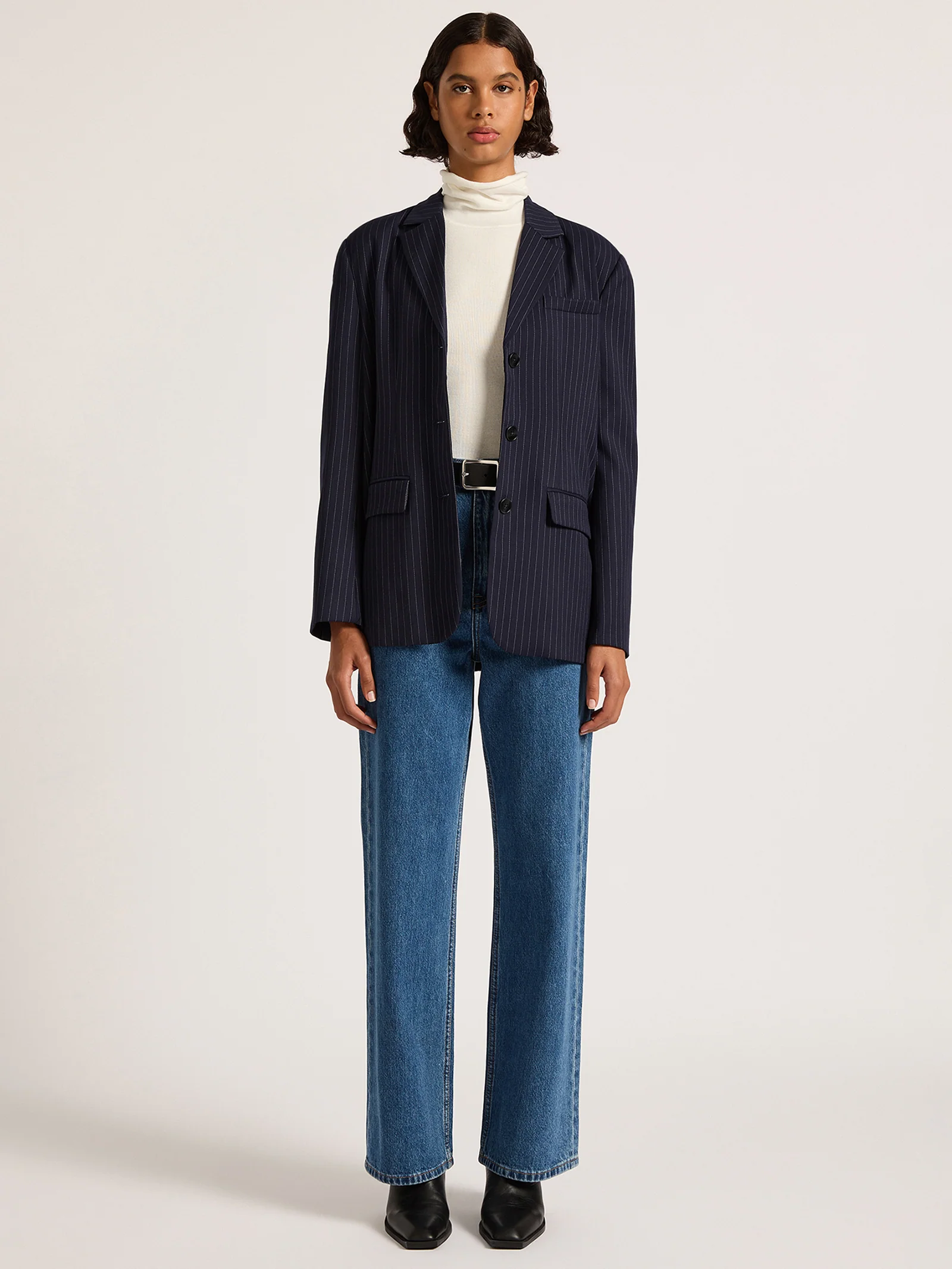 Bailey Pinstripe Blazer - Image 2