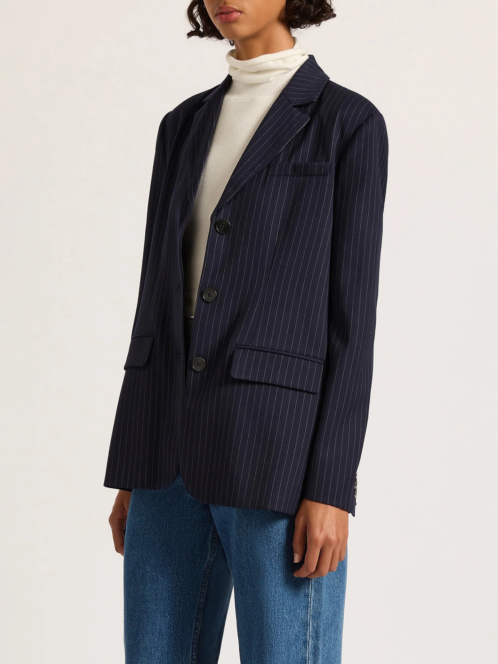 Bailey Pinstripe Blazer - Image 3