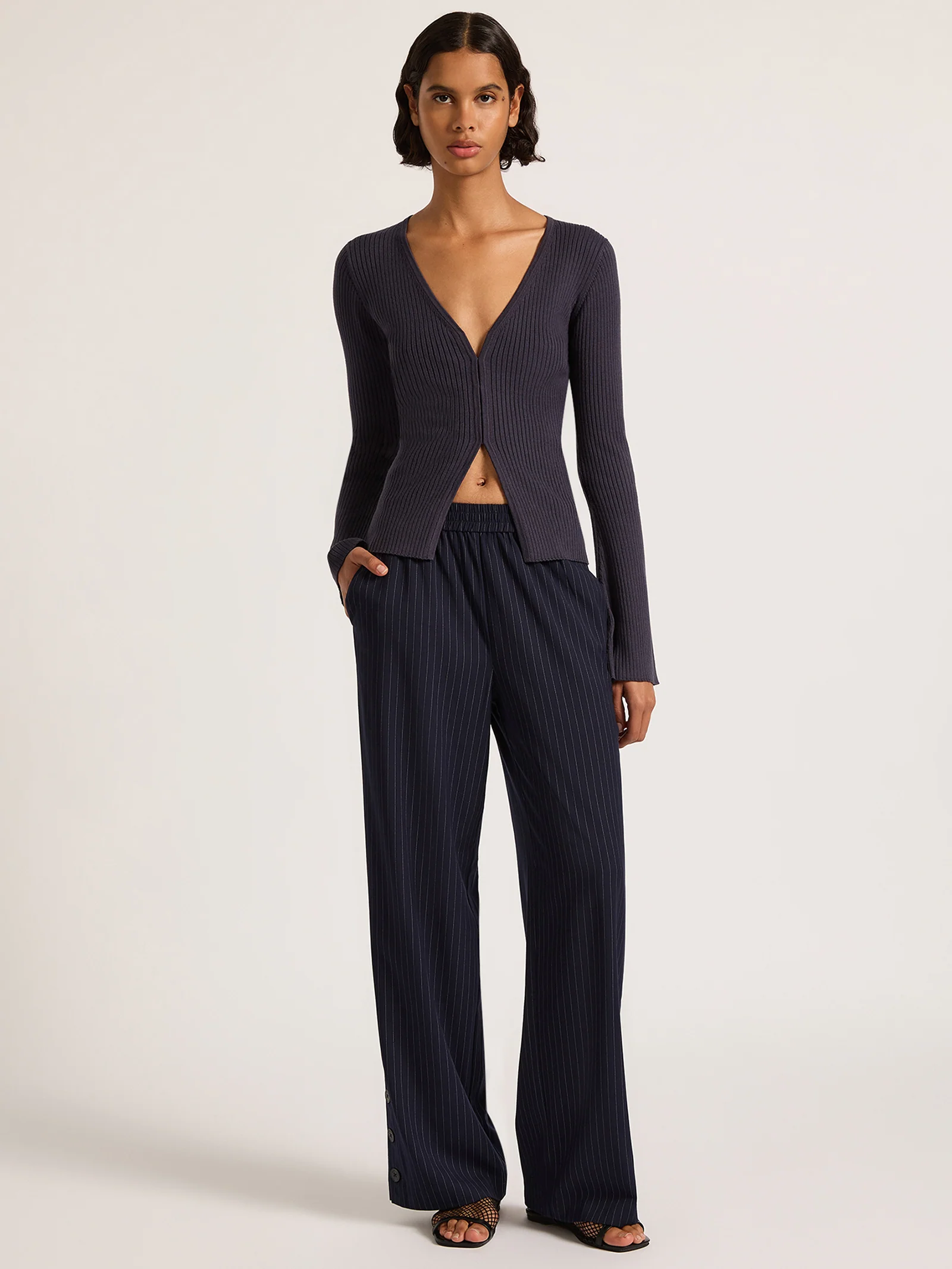 Bailey Pinstripe Pants - Image 2