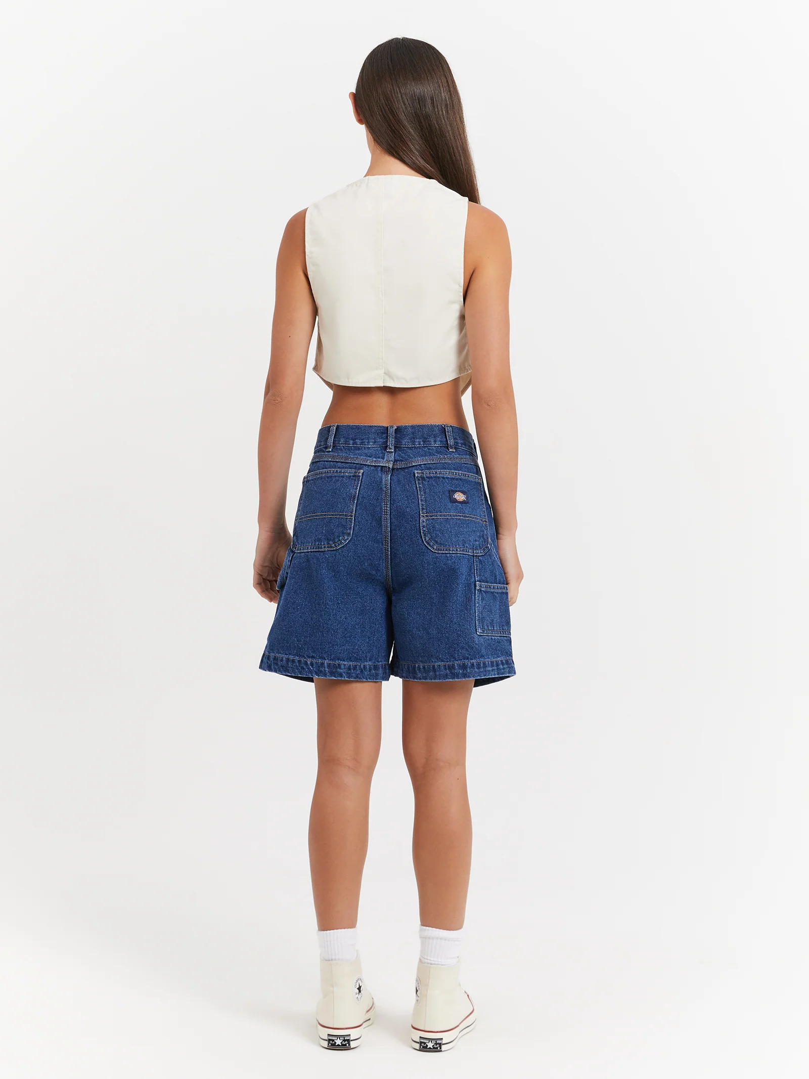 Bandera 66 Cropped Twill Vest Jacket - Image 5