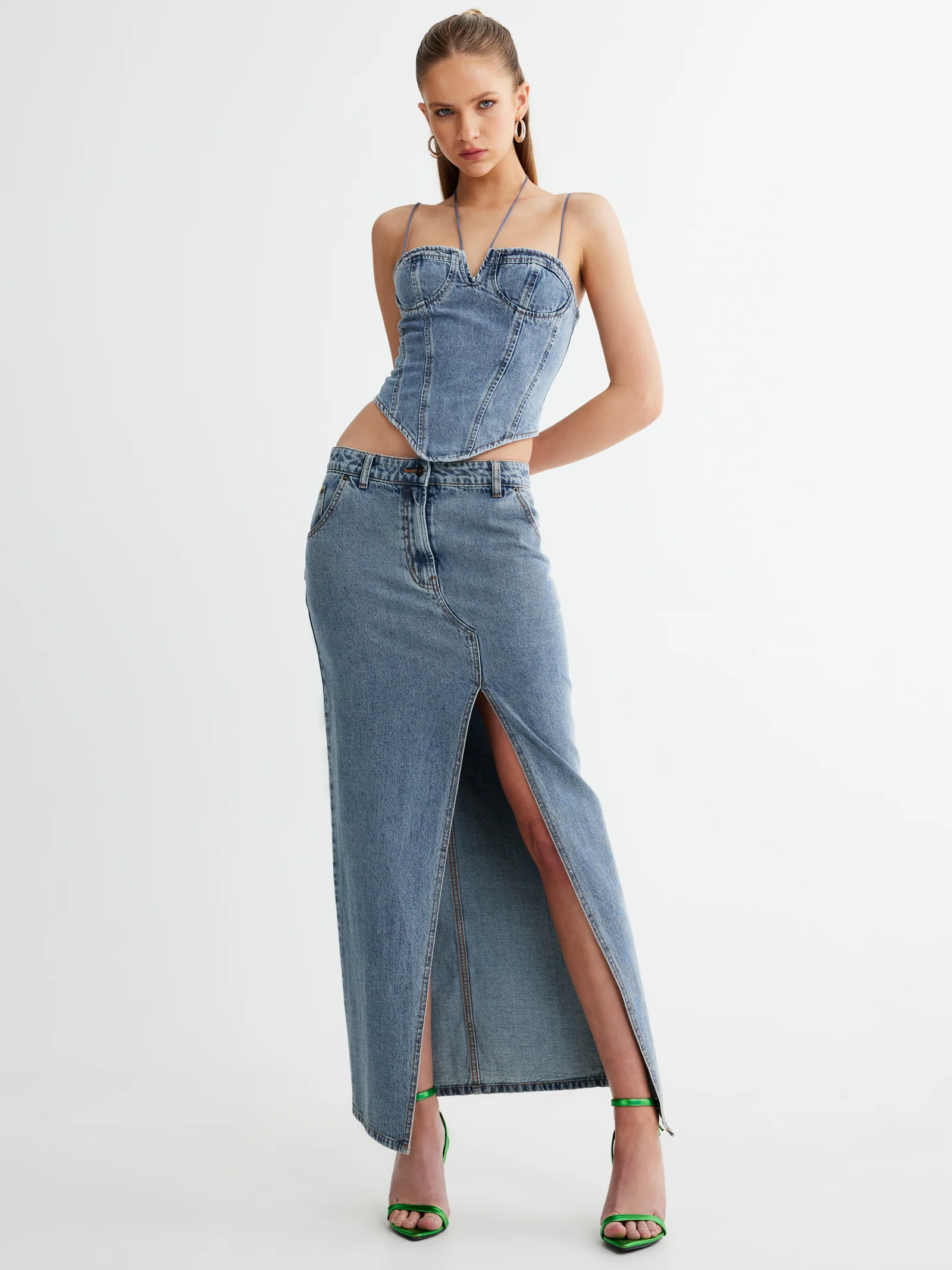 Barbie Split Midi Skirt - Image 2