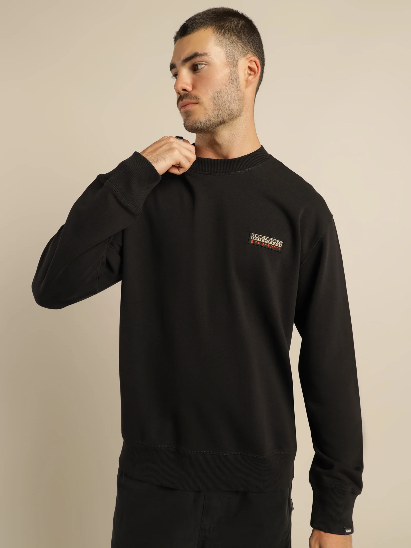 Base Chest Logo Crew Sweater - Image 2