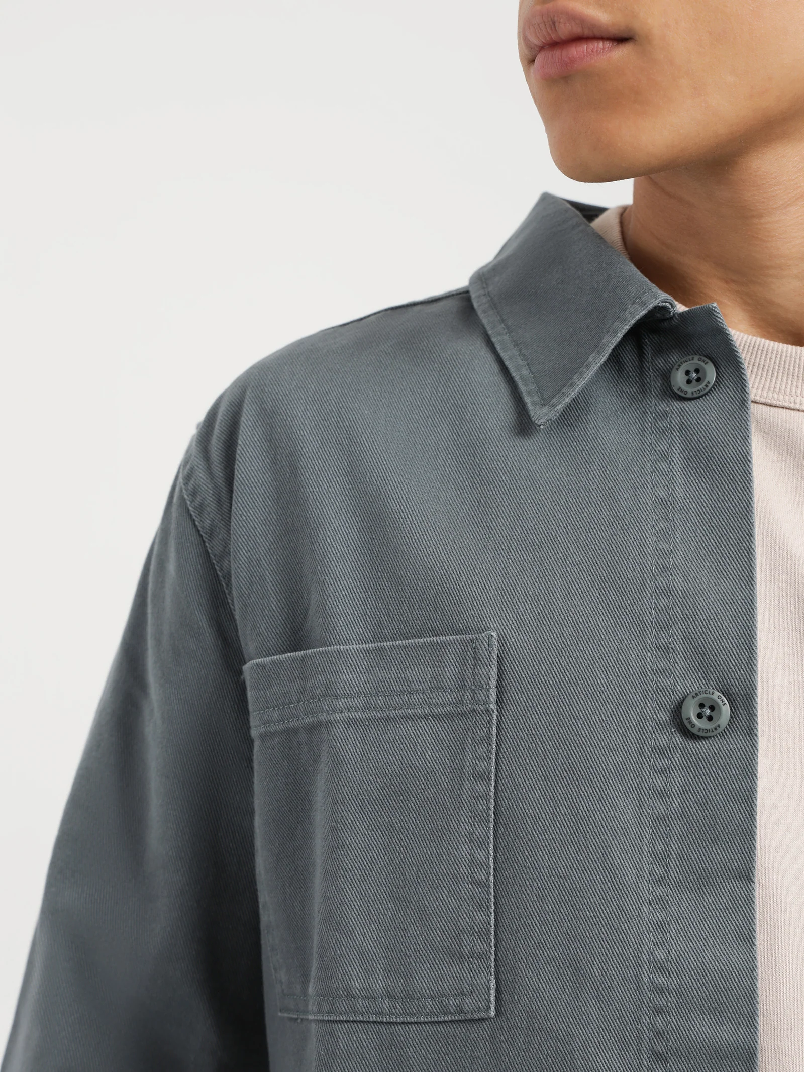 Beau Twill Overshirt - Image 3