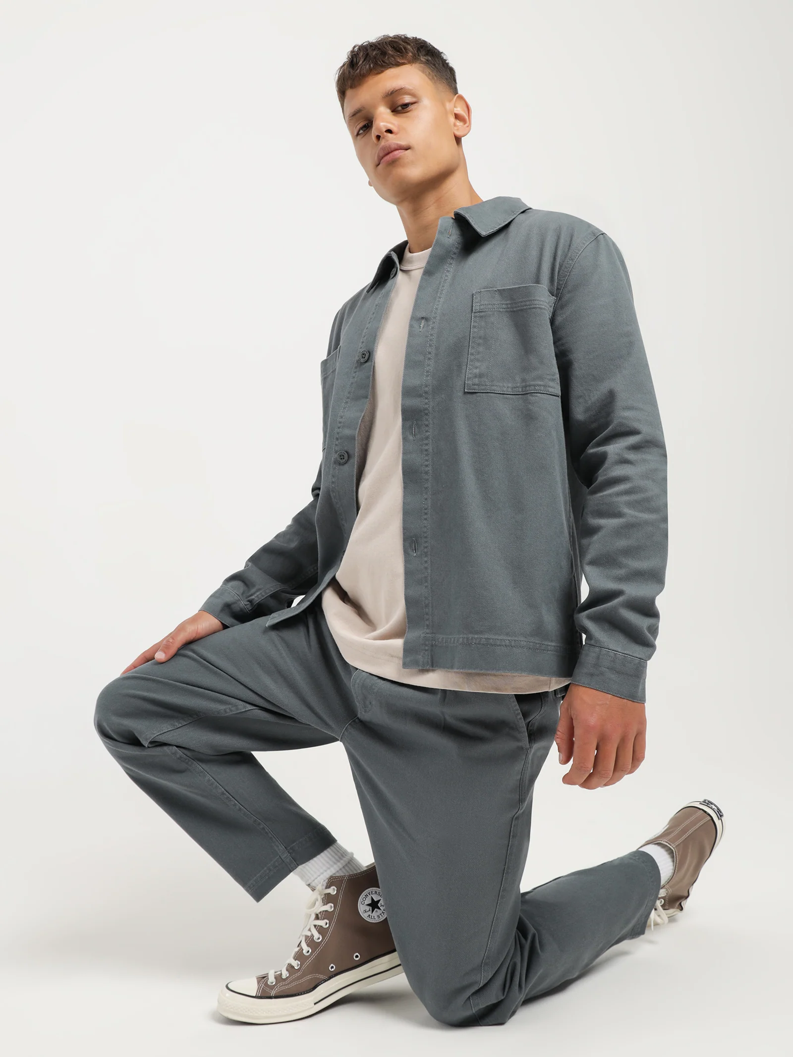 Beau Twill Overshirt - Image 4