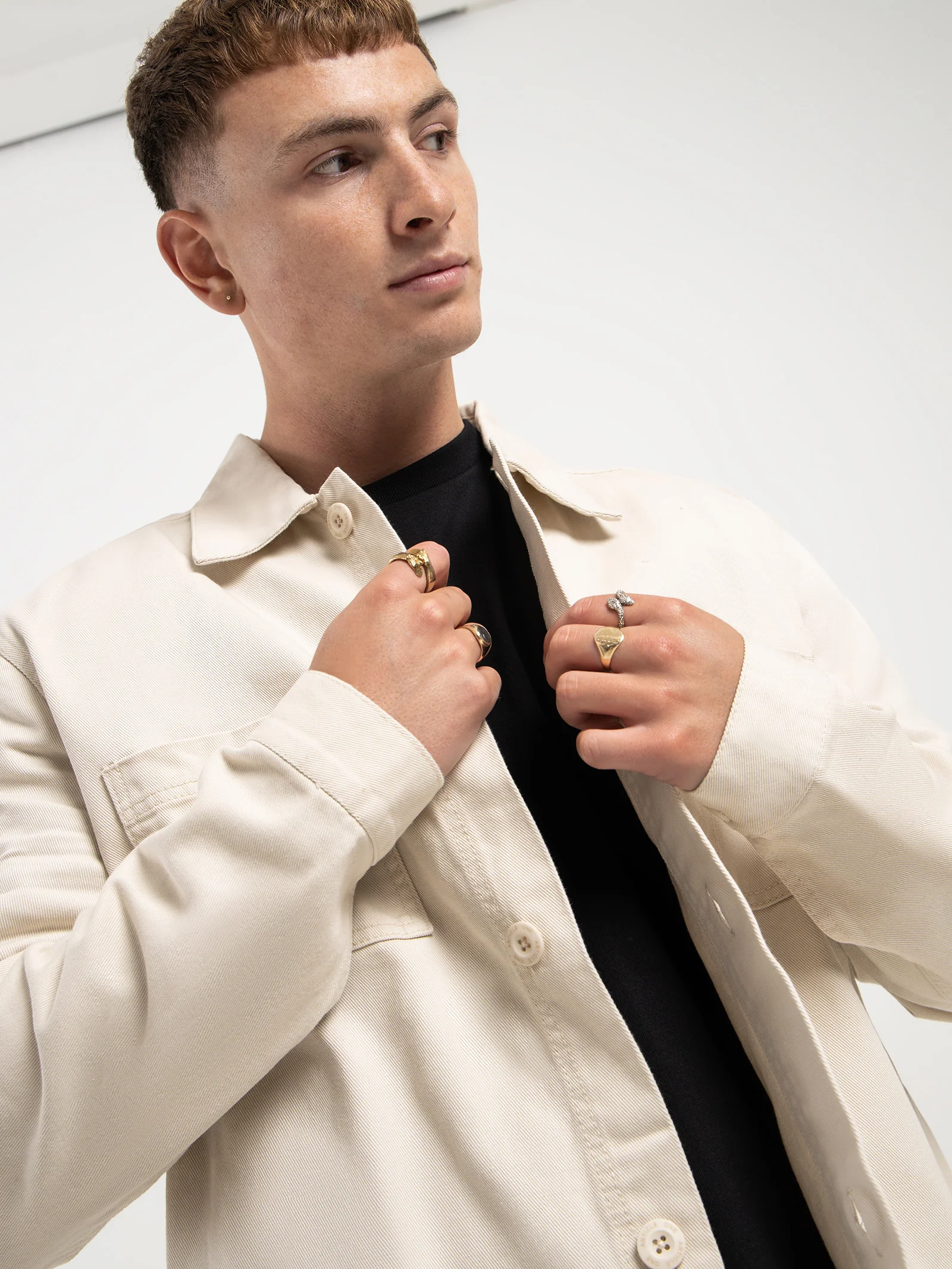 Beau Twill Overshirt - Image 5