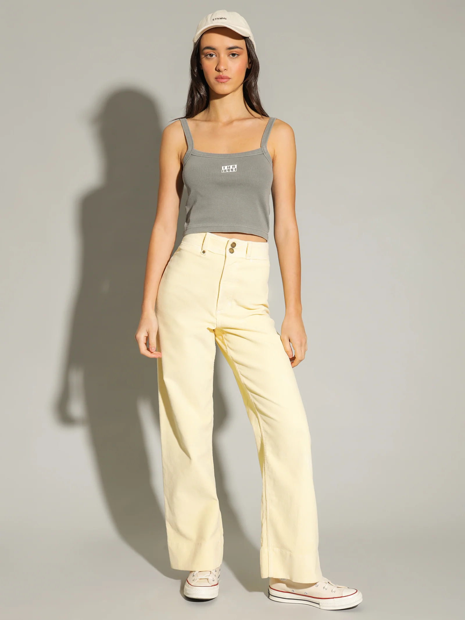 Belle Full Length Cord Pants - Image 3