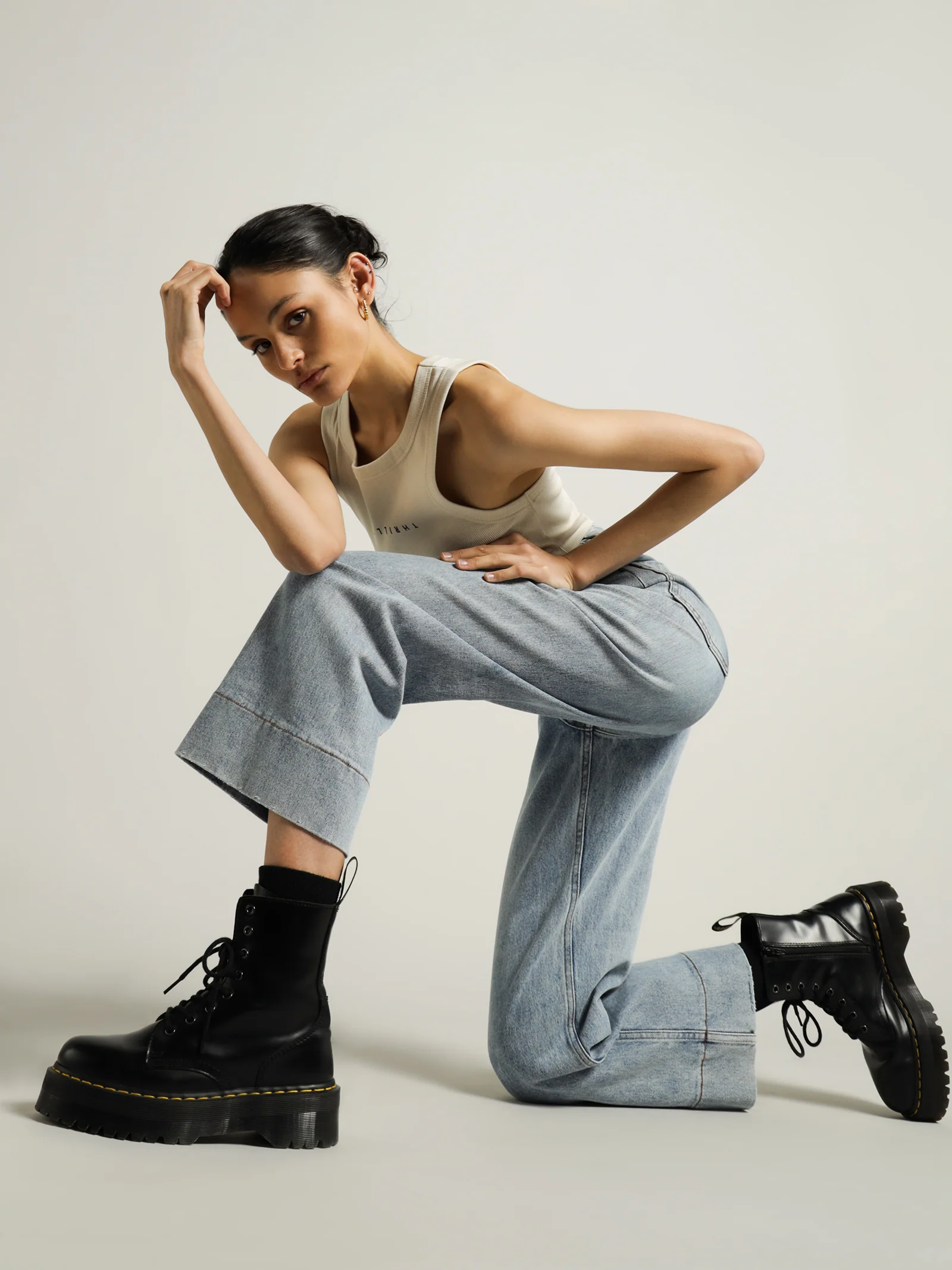 Belle Stretch Denim Jeans - Image 4