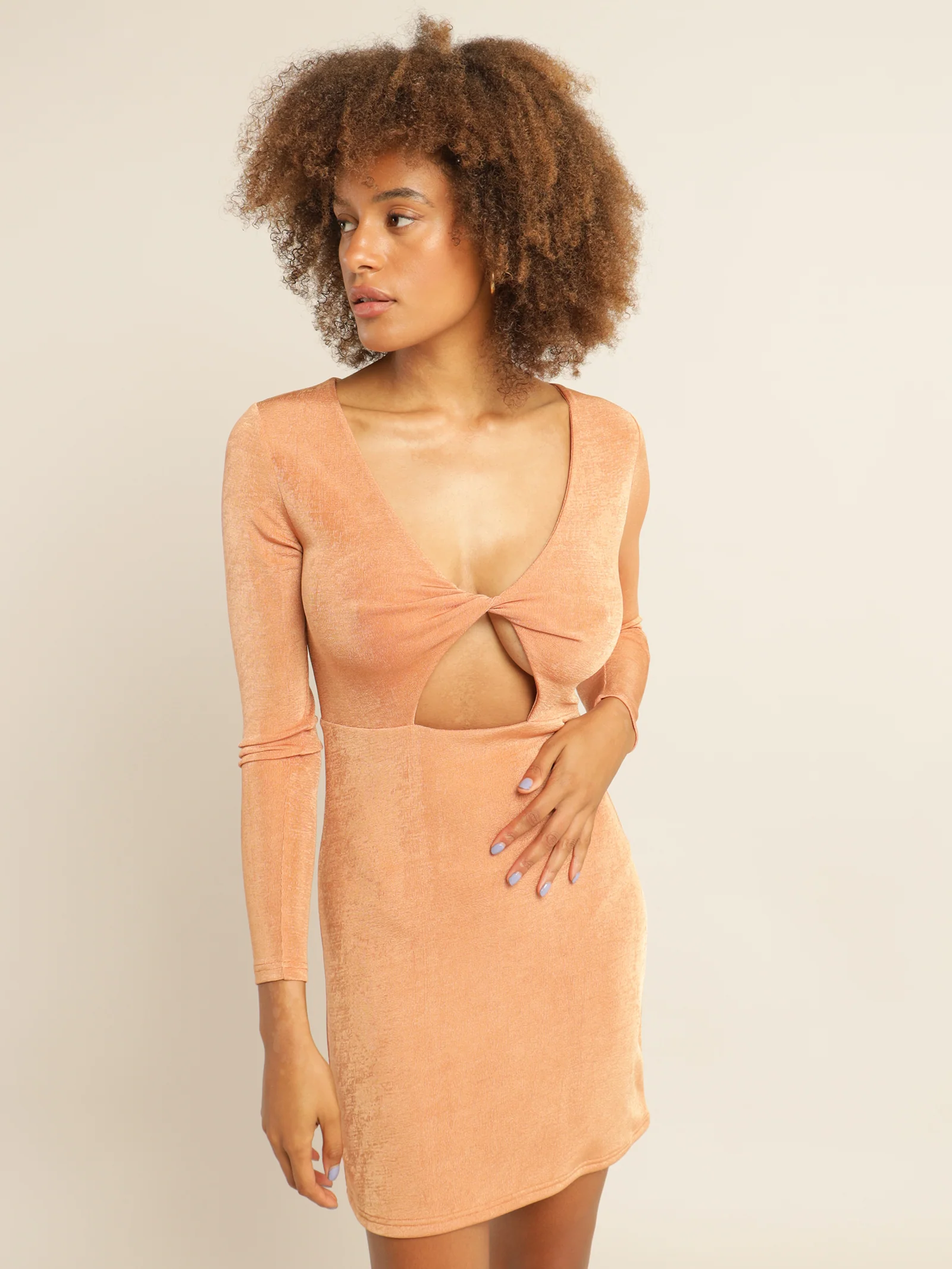 Benny Twist Front Dress - Image 7