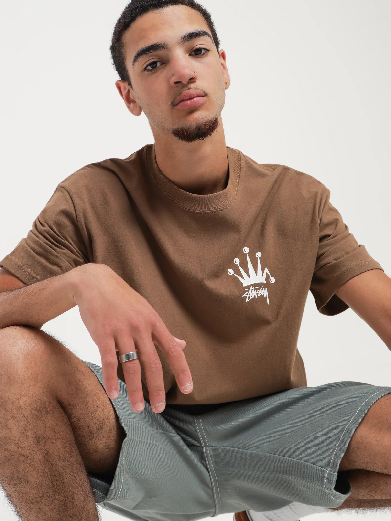Bent Crown Heavyweight T-Shirt - Image 3