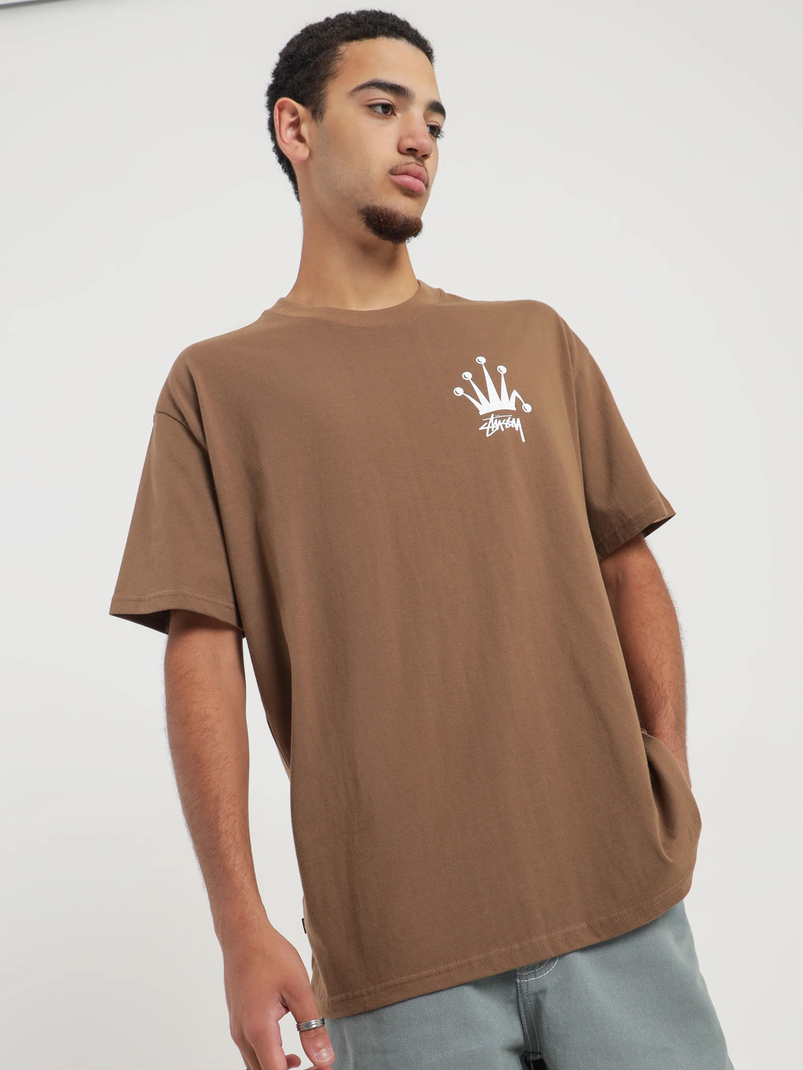 Bent Crown Heavyweight T-Shirt - Image 5