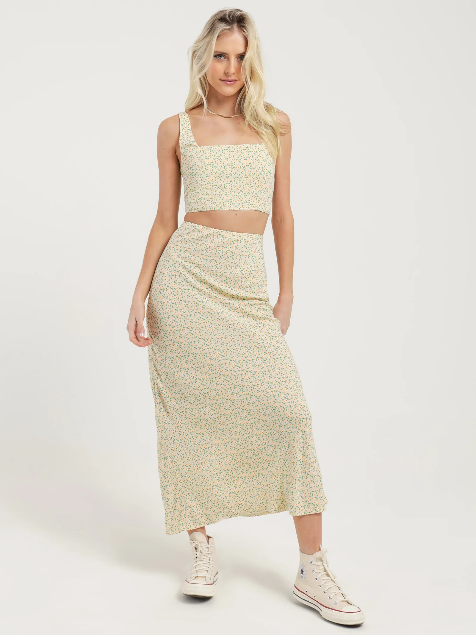 Berkeley Floral Midi Skirt - Image 3