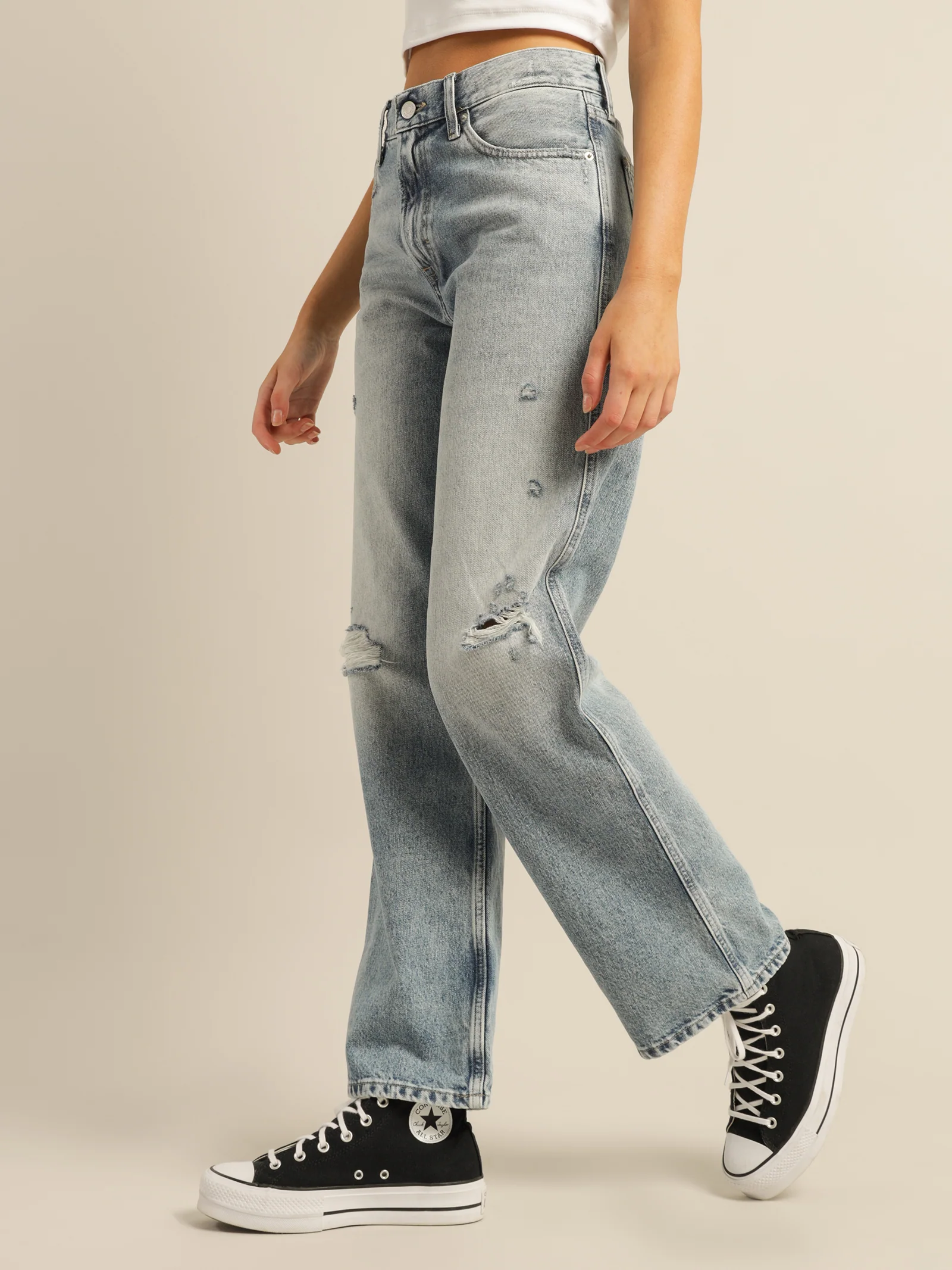 Betsy Mid-Rise Straight Jeans - Image 4