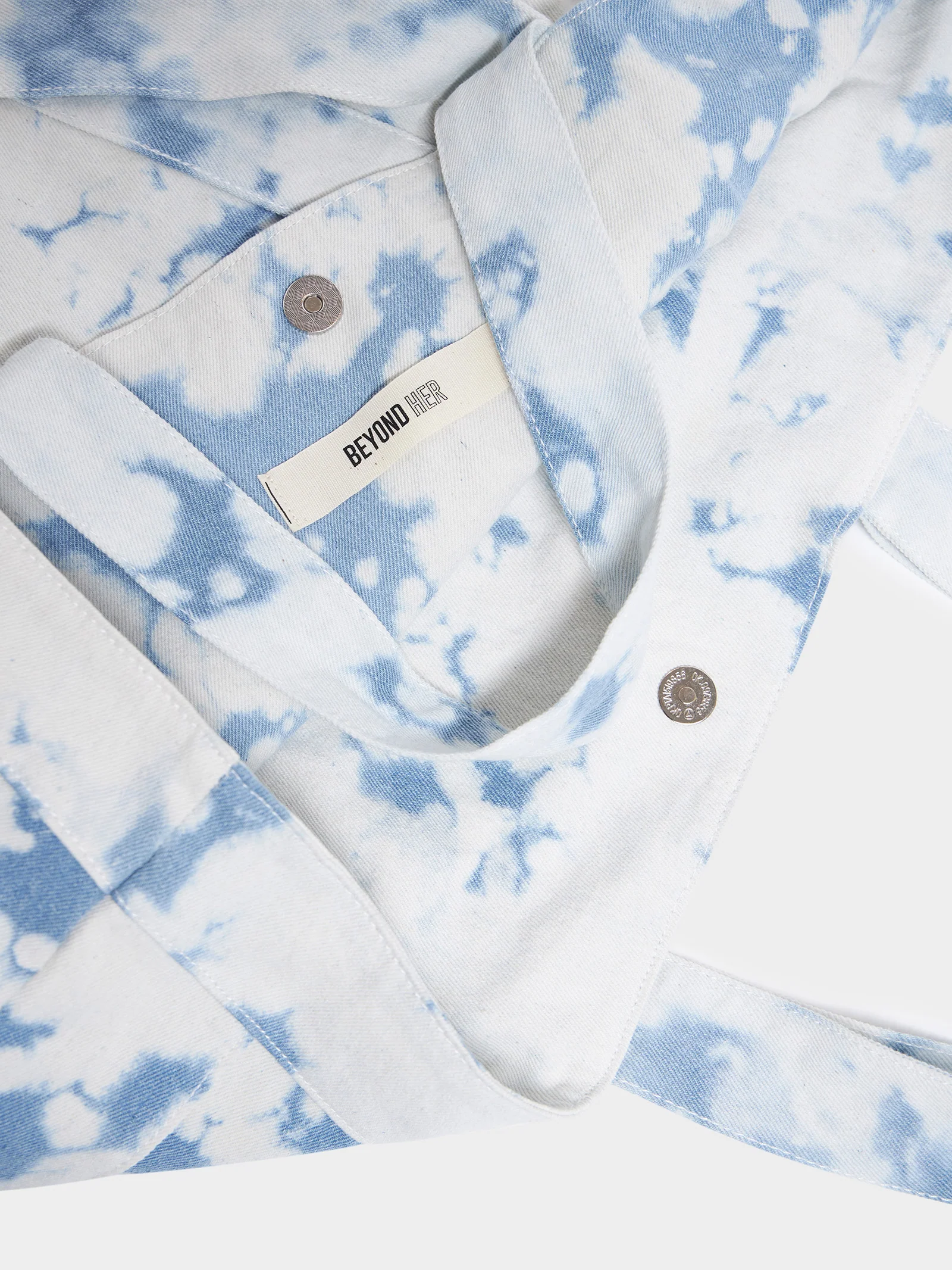 Oversized Denim Tote - Image 2