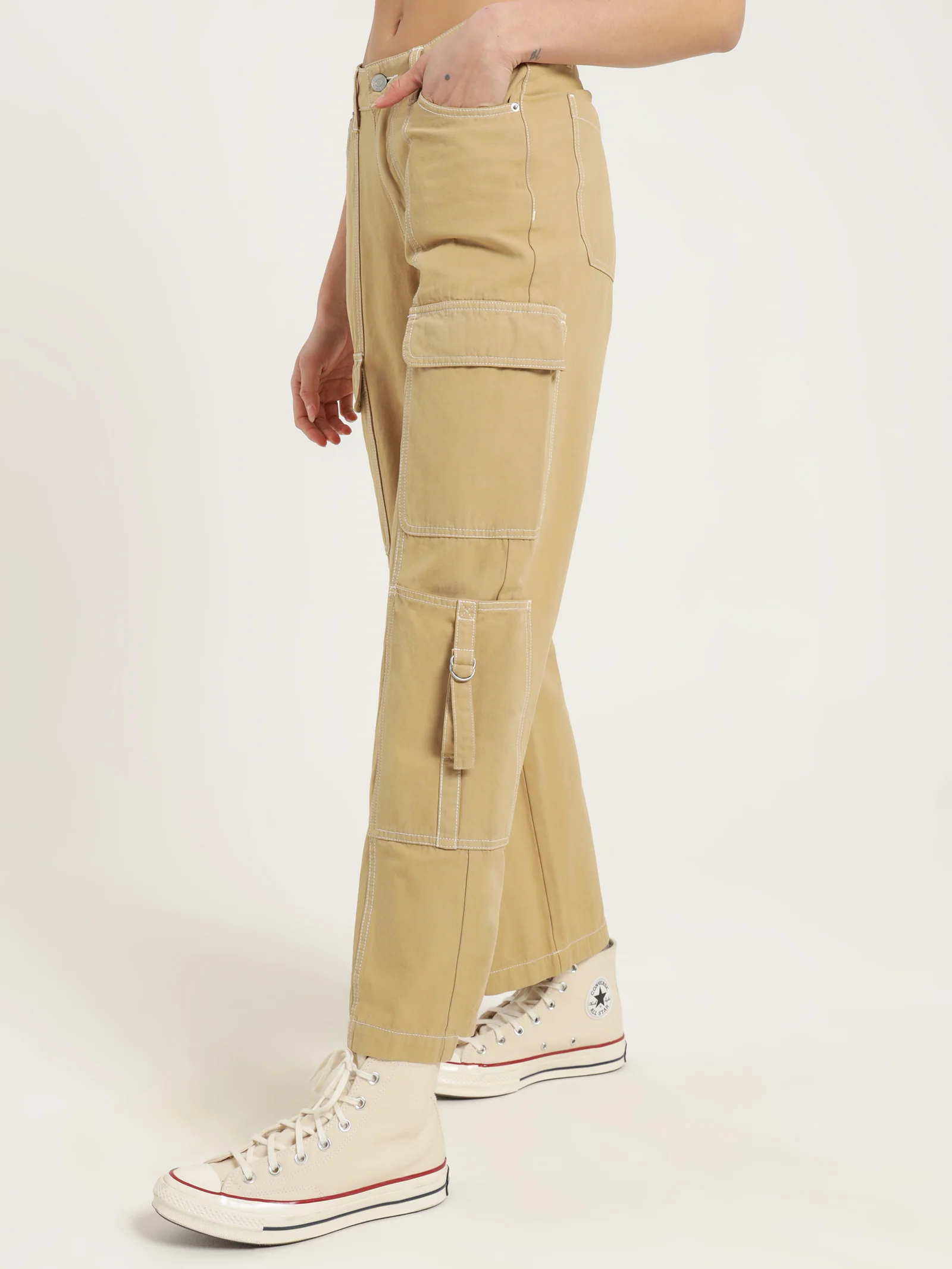 Bianca Low Rise Cargo Pants - Image 3