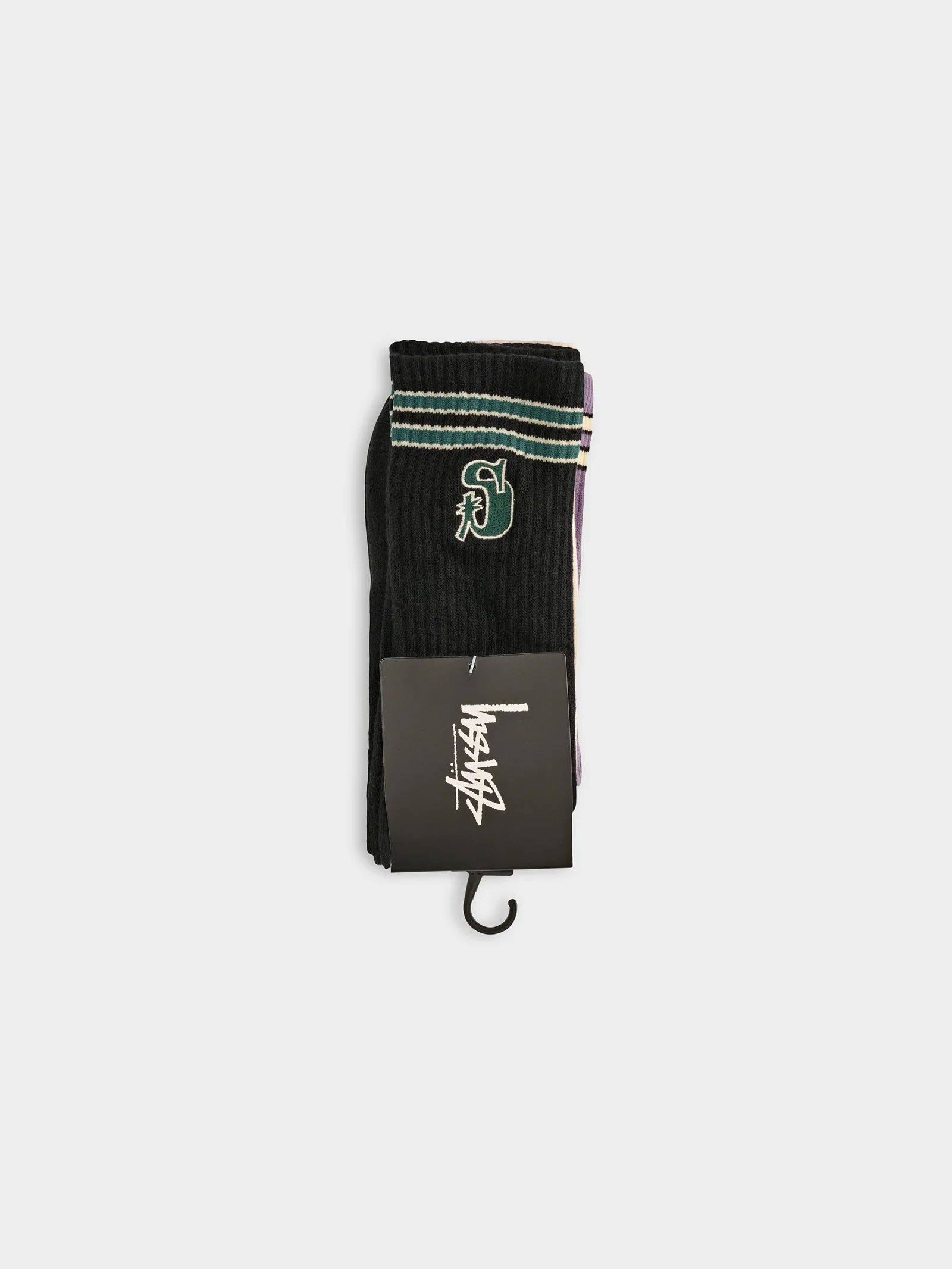Big S Stripe Sock 3 Pack - Image 2