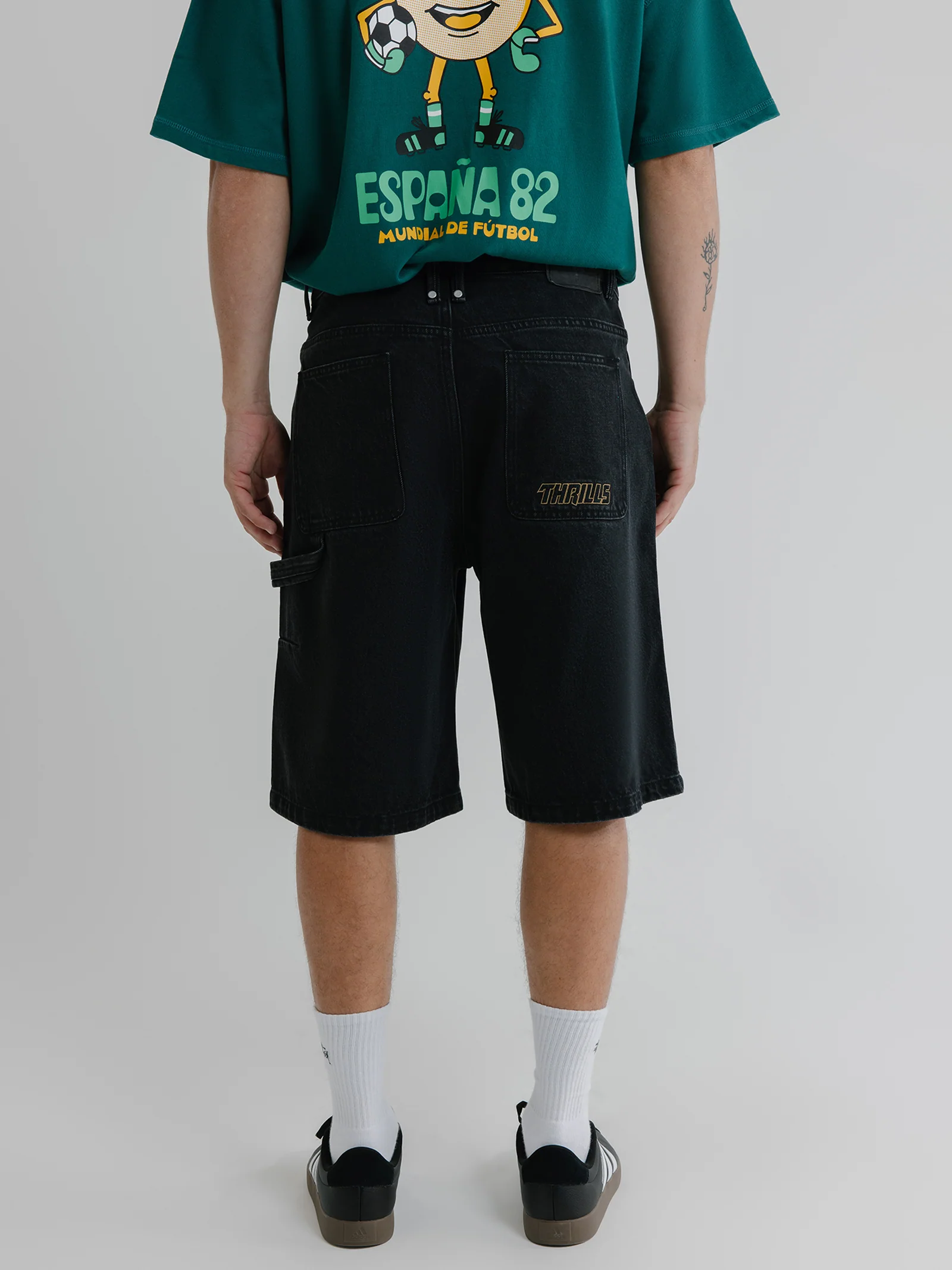 Big Slacker Embro Denim Shorts - Image 5