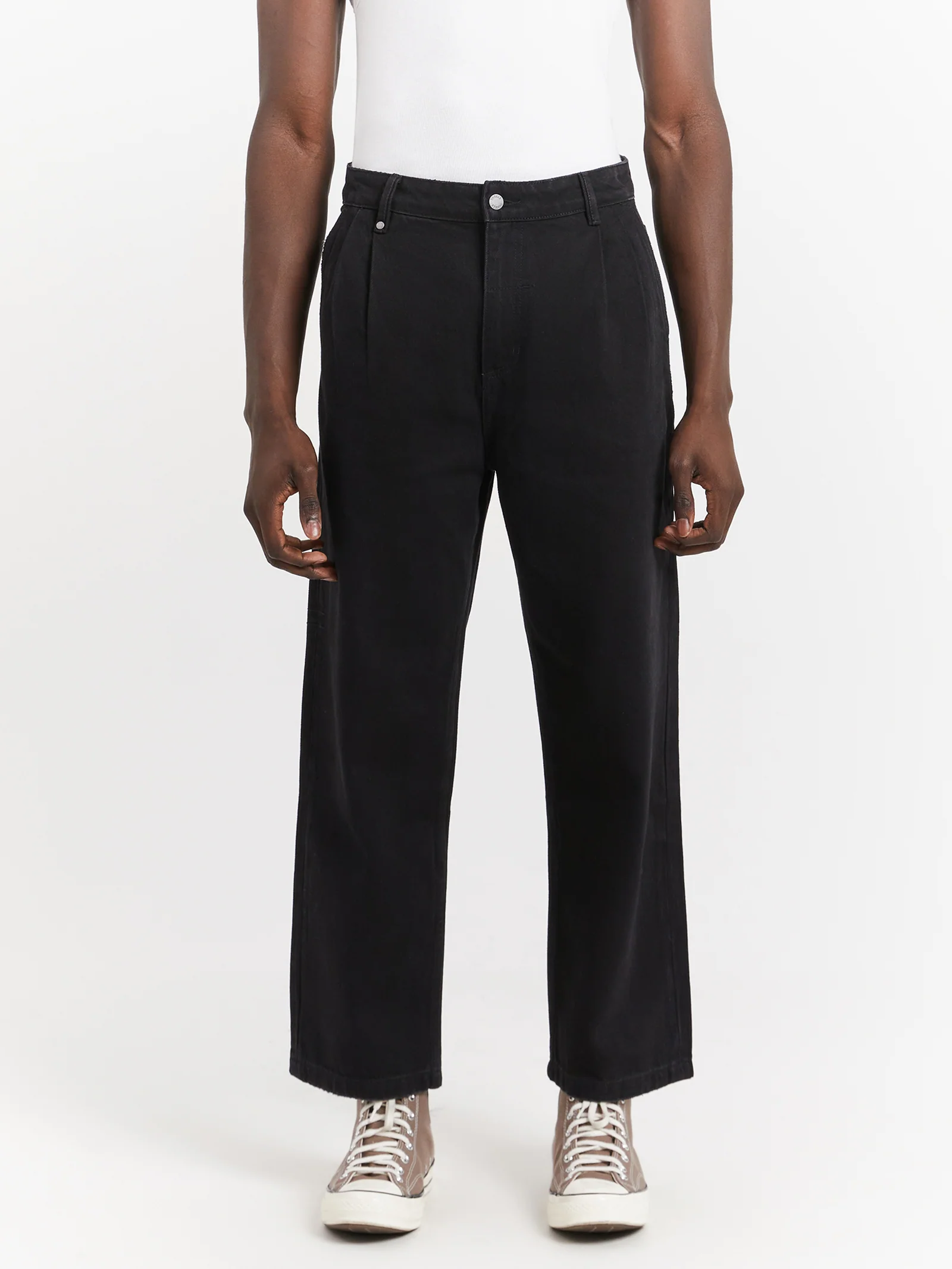 Big Slacker Pleated Jeans