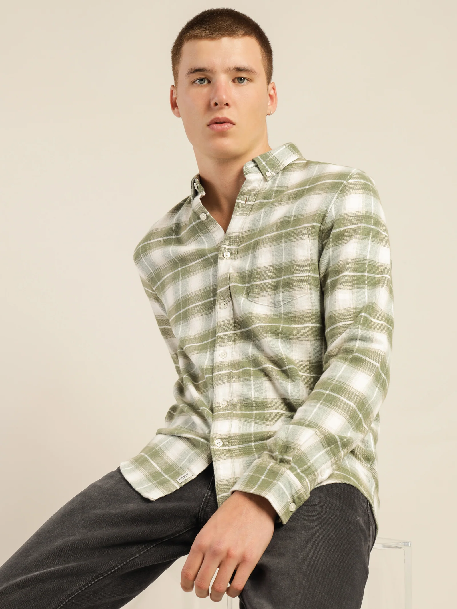 Bing Check Long Sleeve Shirt - Image 2