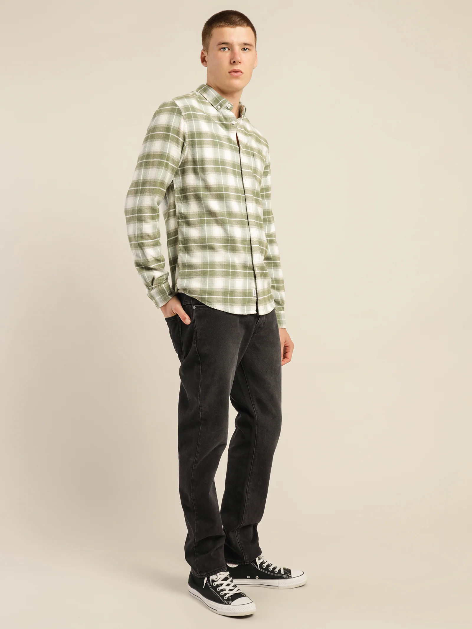 Bing Check Long Sleeve Shirt - Image 3