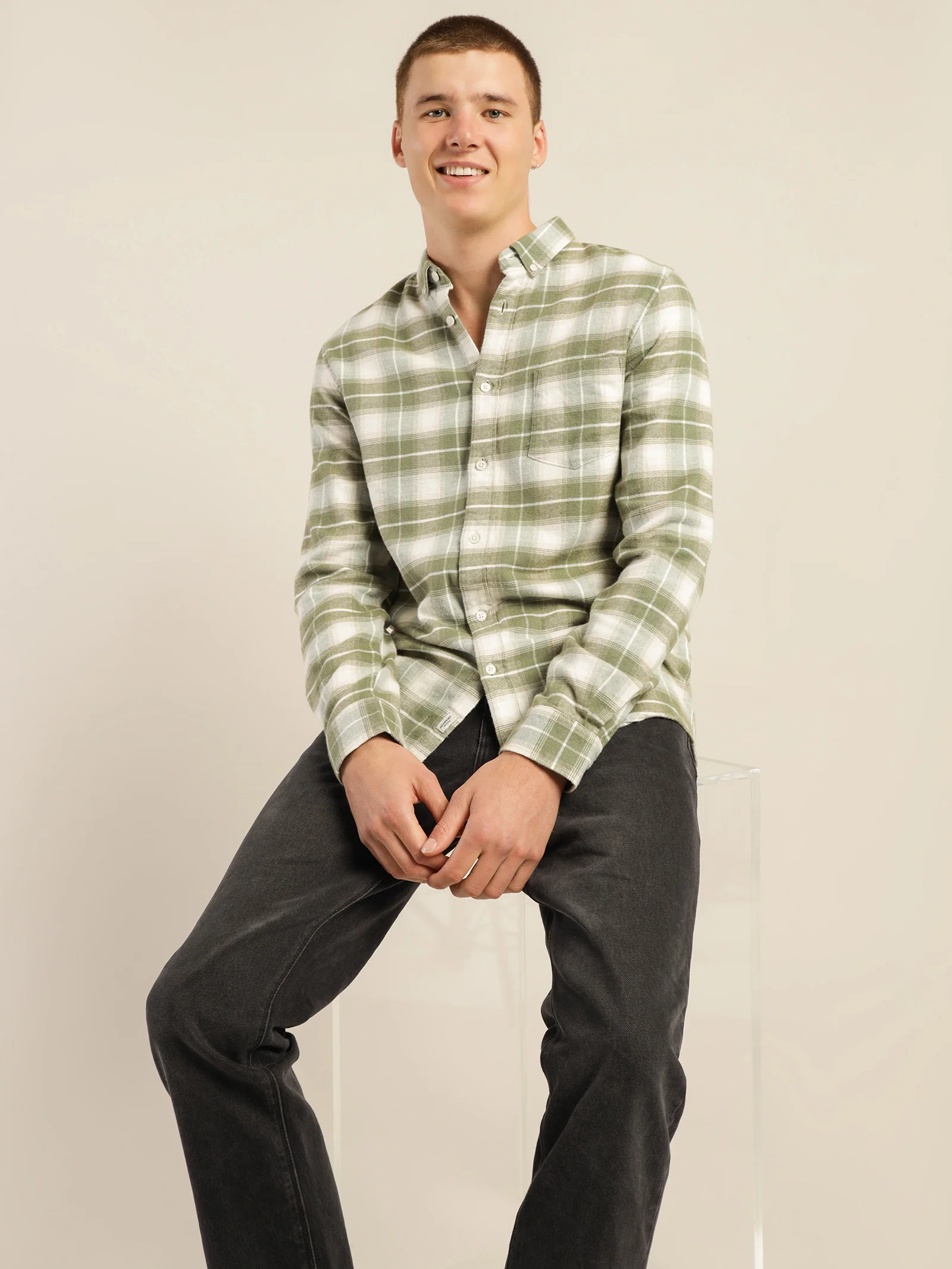 Bing Check Long Sleeve Shirt - Image 4