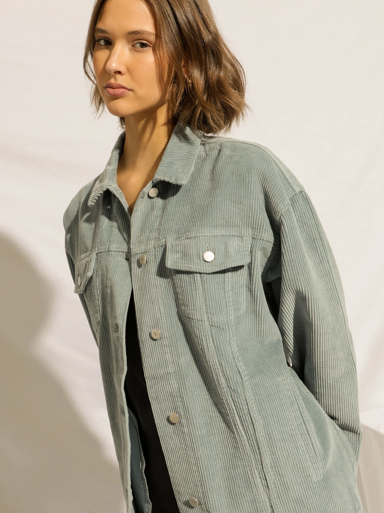 Binx Longline Cord Jacket - Image 3