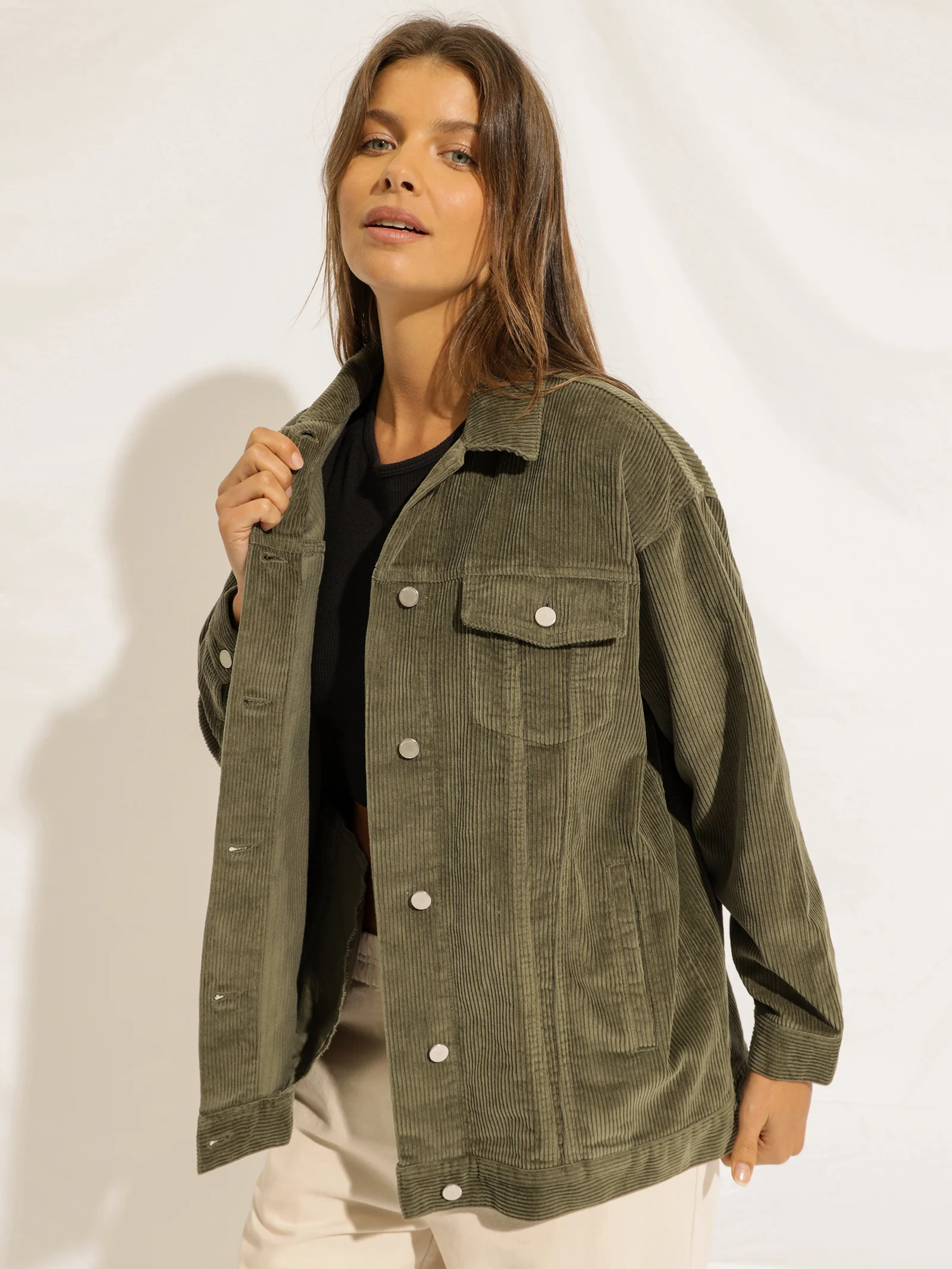 Binx Longline Cord Jacket - Image 2