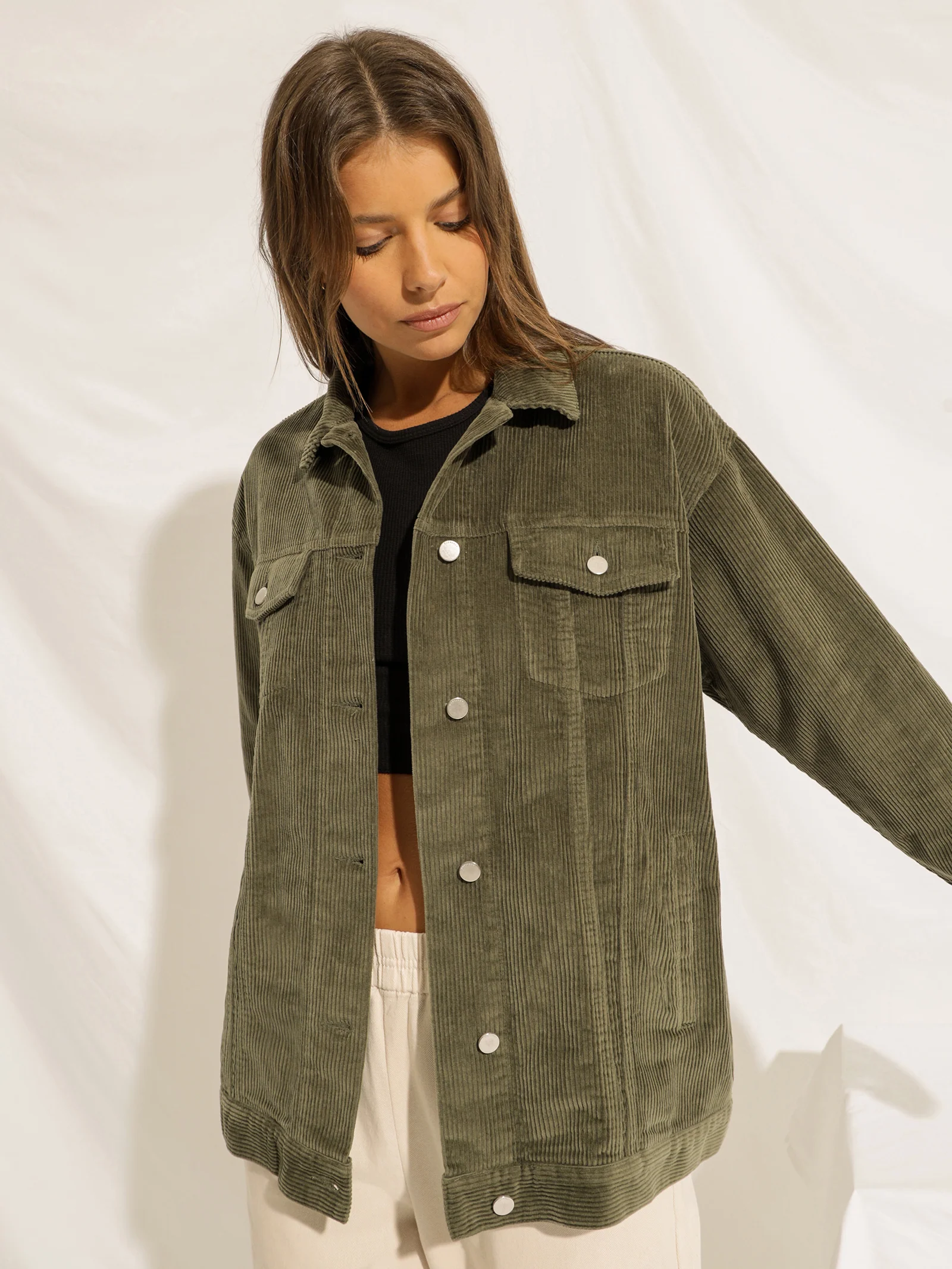 Binx Longline Cord Jacket - Image 3