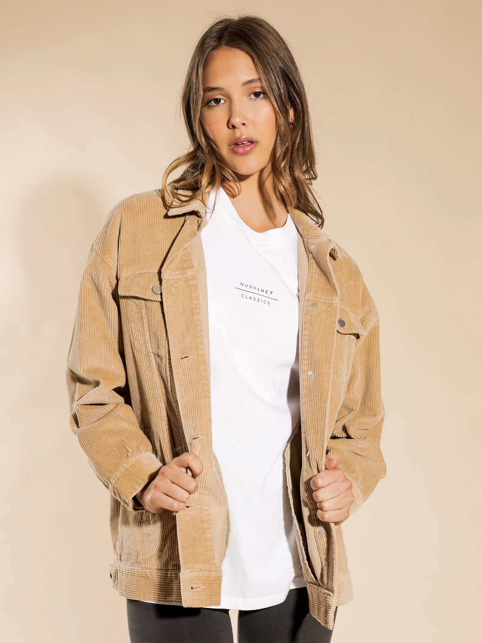 Binx Longline Corduroy Jacket - Image 3