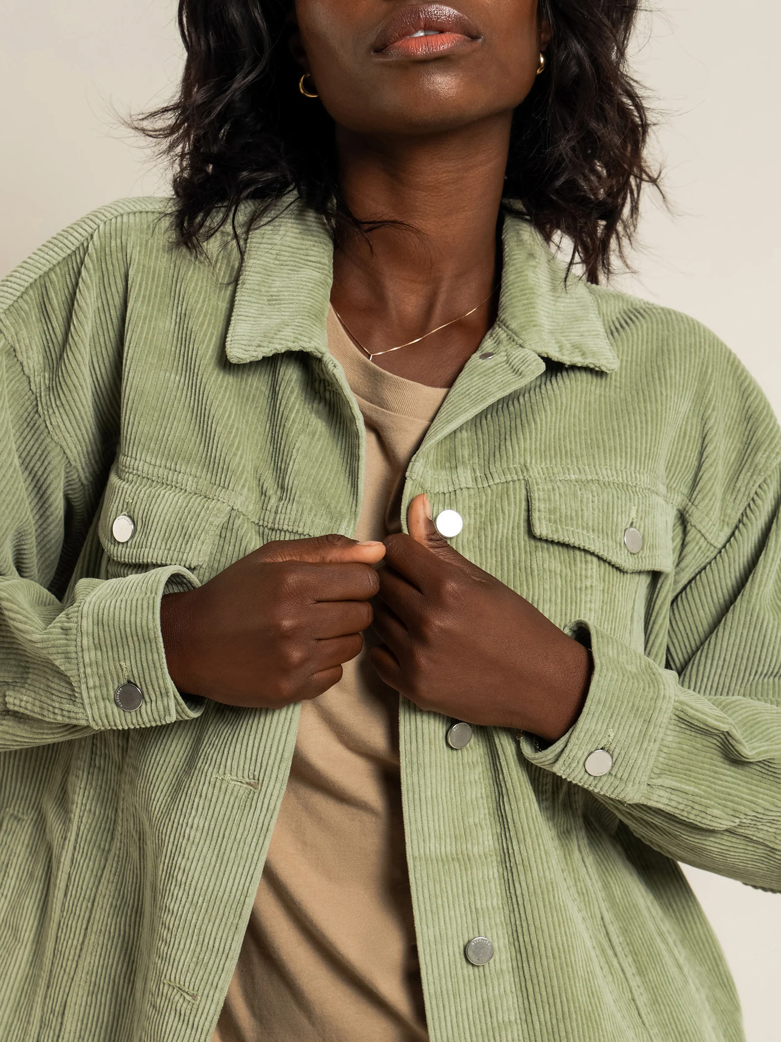 Binx Longline Corduroy Jacket - Image 4