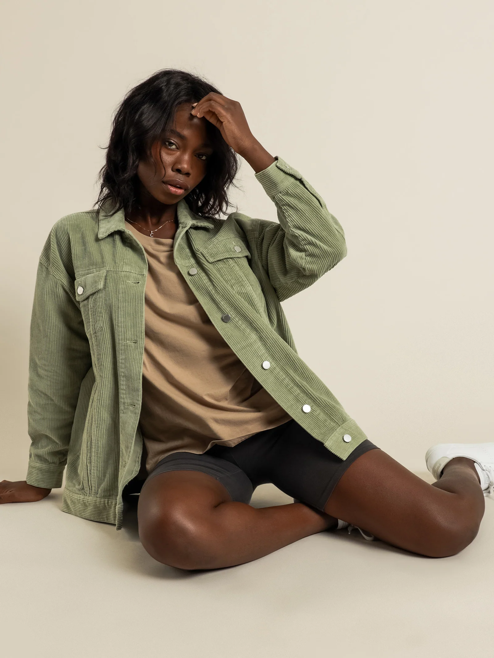 Binx Longline Corduroy Jacket - Image 5